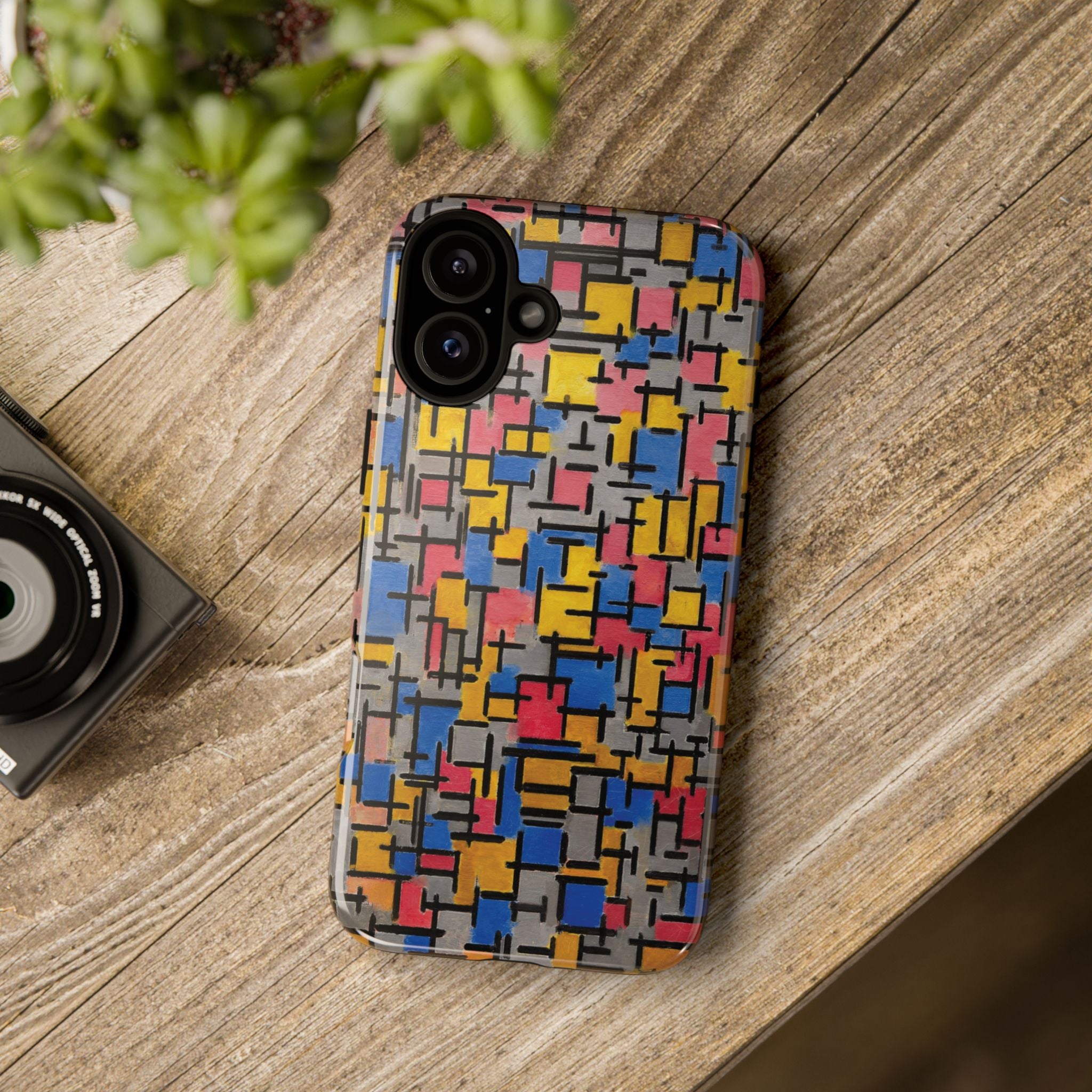 Composition by Piet Mondrian - iPhone Tough Case