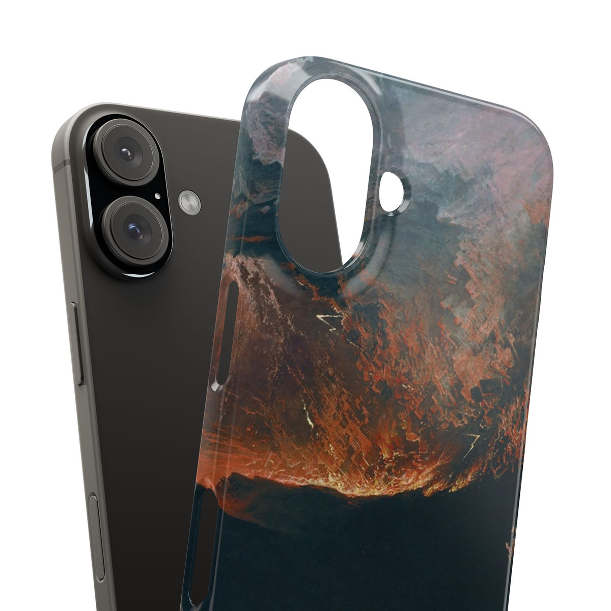 The Great Day of His Wrath by John Martin - iPhone Slim Case