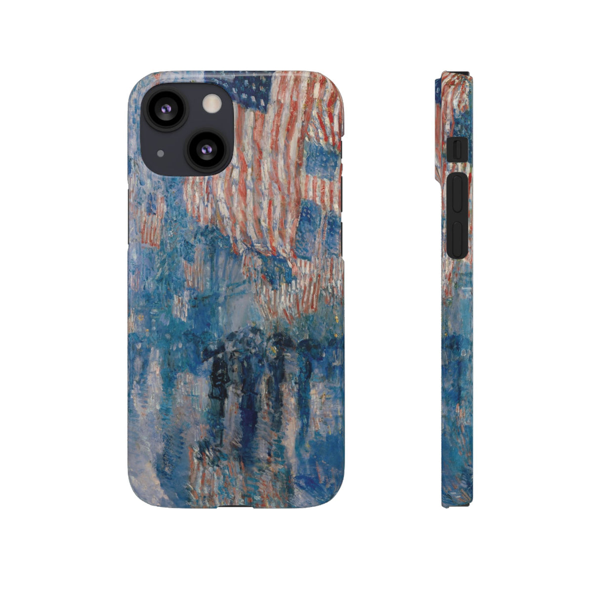 The Avenue in the Rain by Childe Hassam - iPhone Slim Case