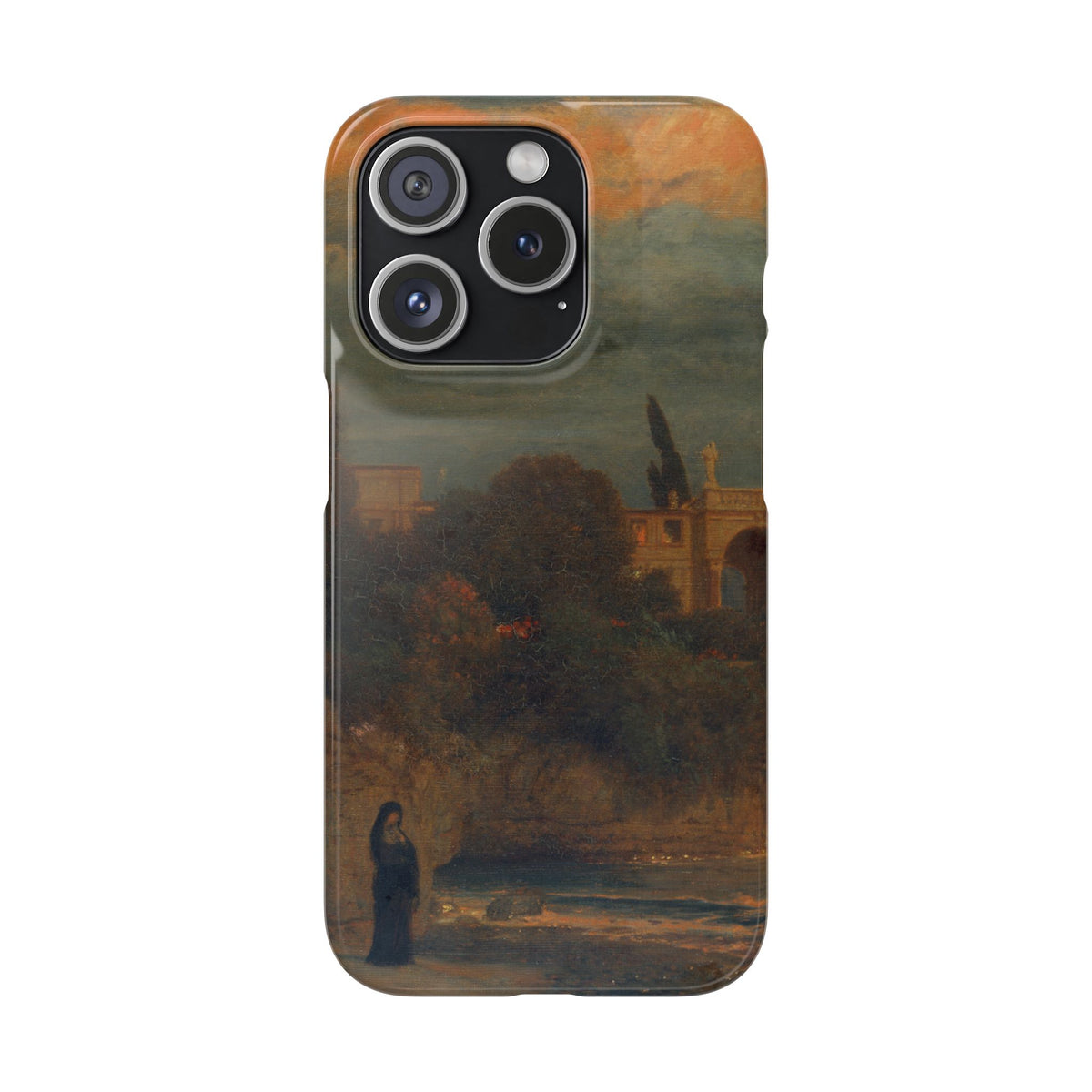 Villa by the Sea by Arnold Böcklin - iPhone Slim Case