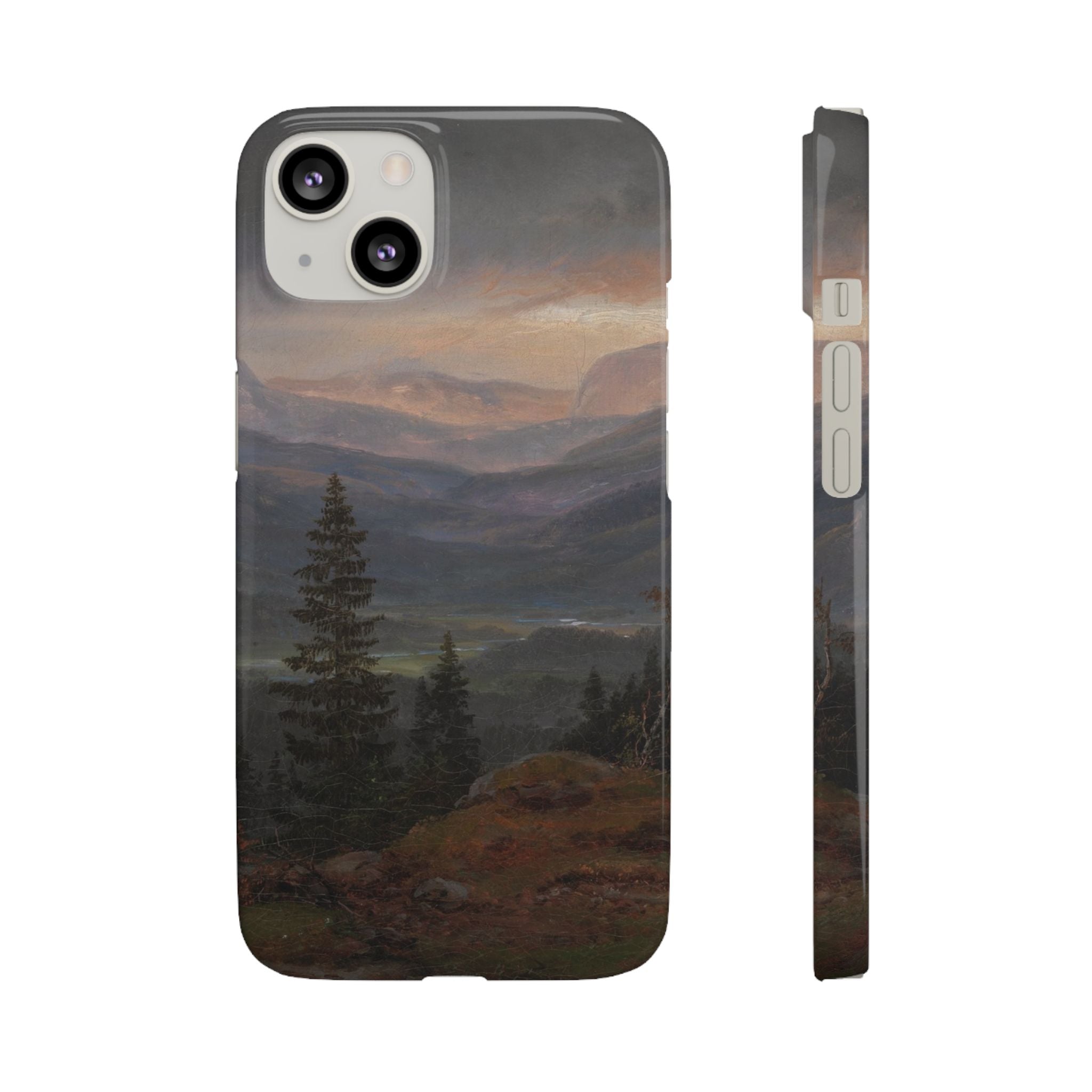 View over Hallingdal by Johan Dahl - iPhone Slim Case