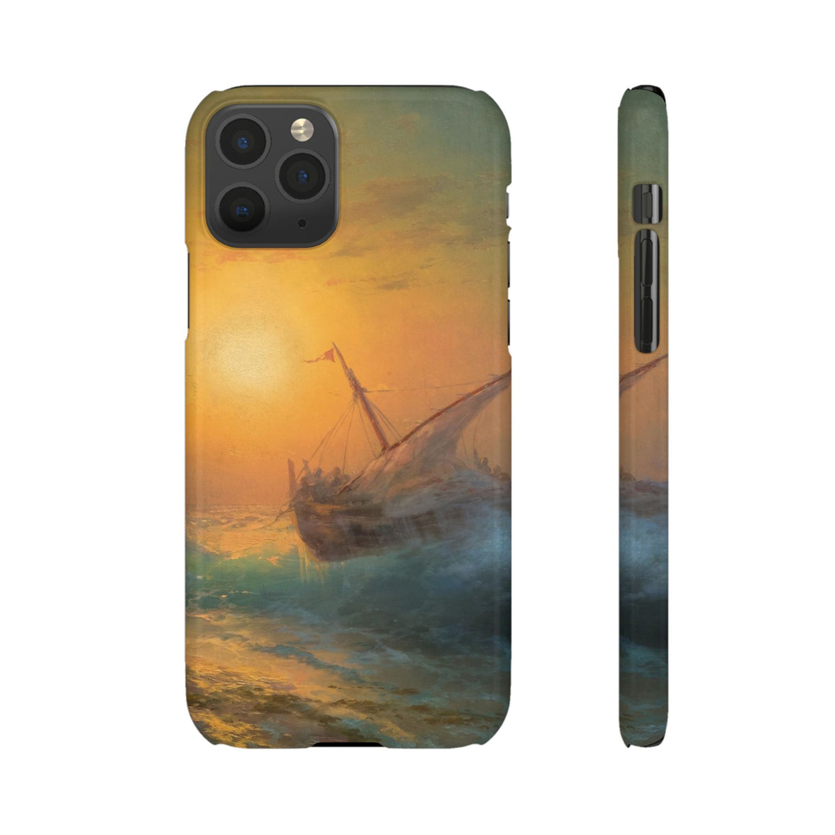 Stormy Sea at Sunset by Ivan Aivazovsky - iPhone Slim Case