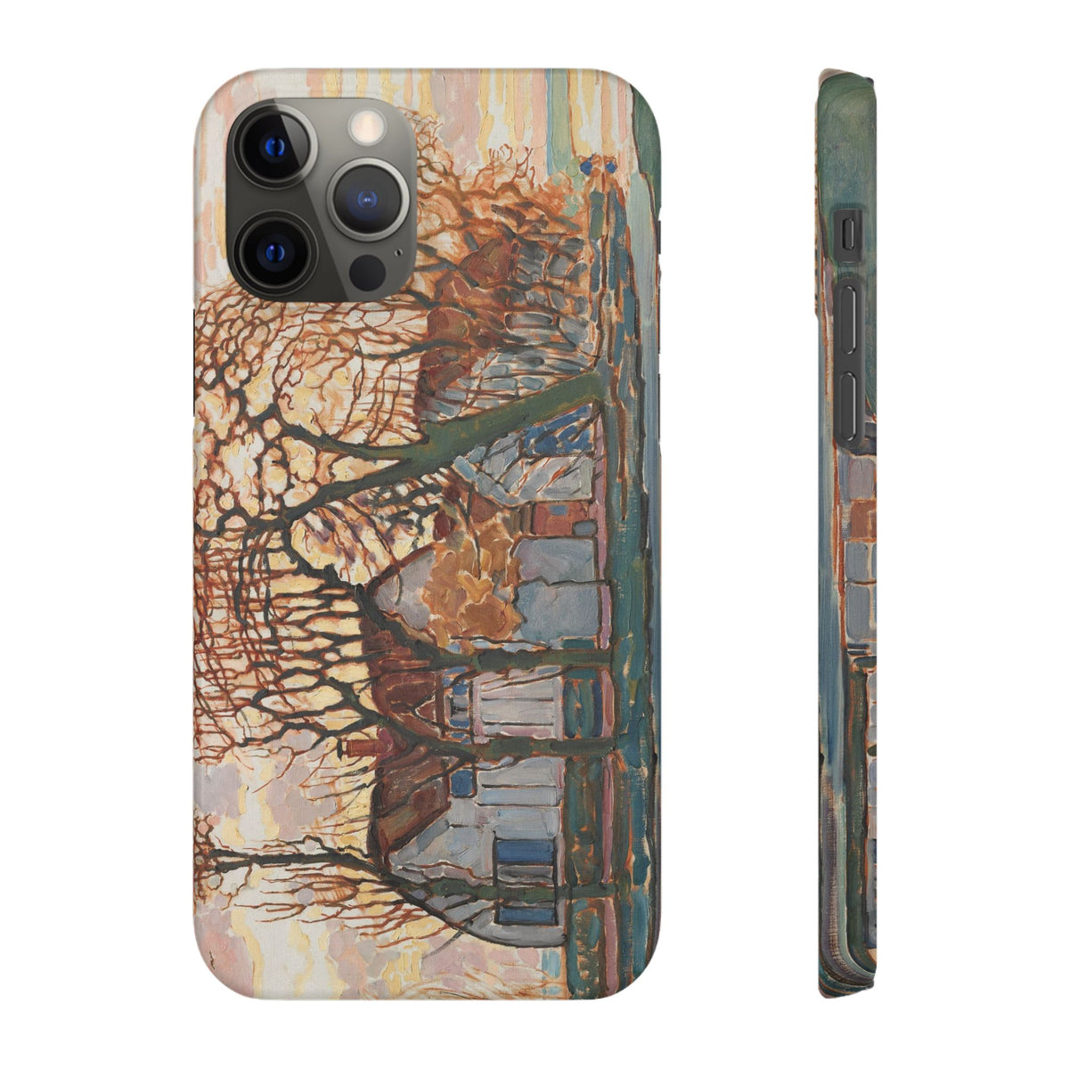 Farm near Duivendrecht by Piet Mondrian - iPhone Slim Case