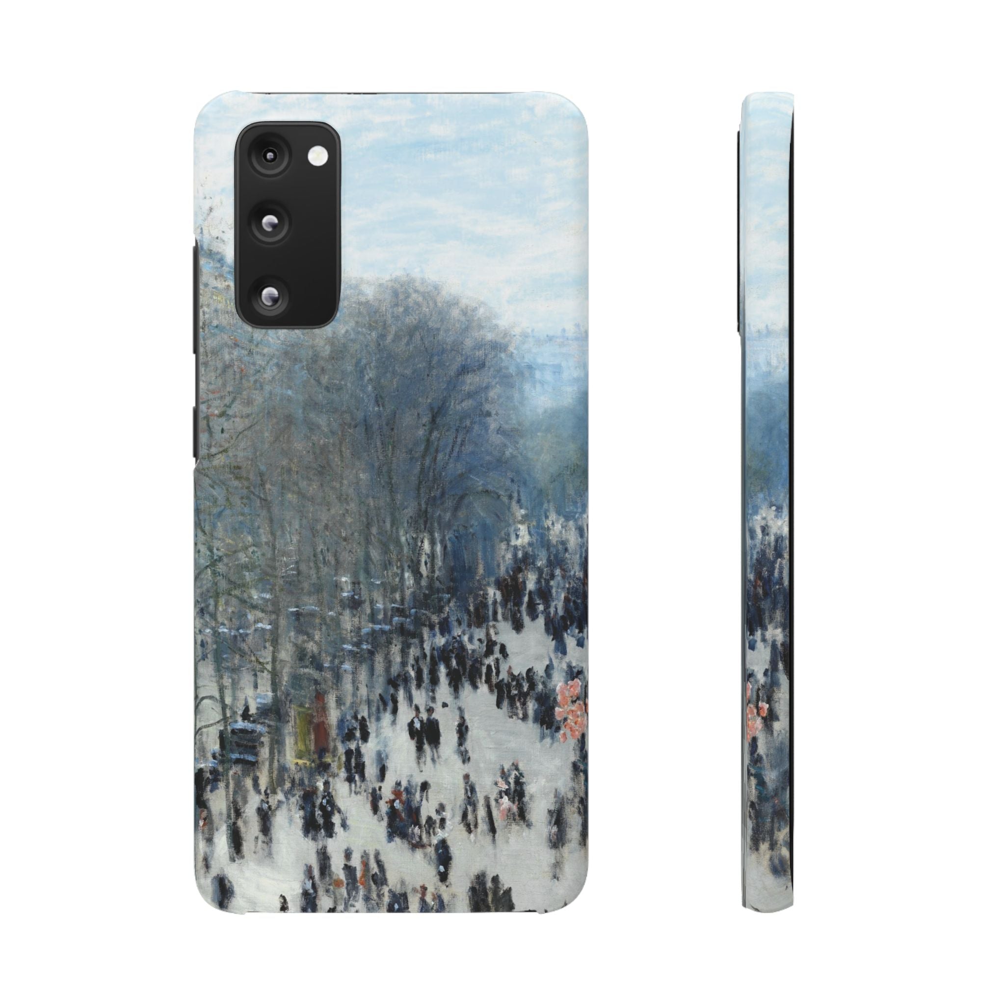 Boulevard des Capucines by Claude Monet - Samsung Slim Case