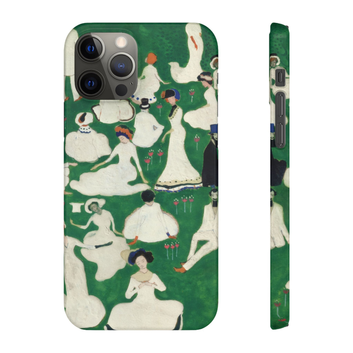 Rest Society in Top Hats by Kazimir Malevich - iPhone Slim Case