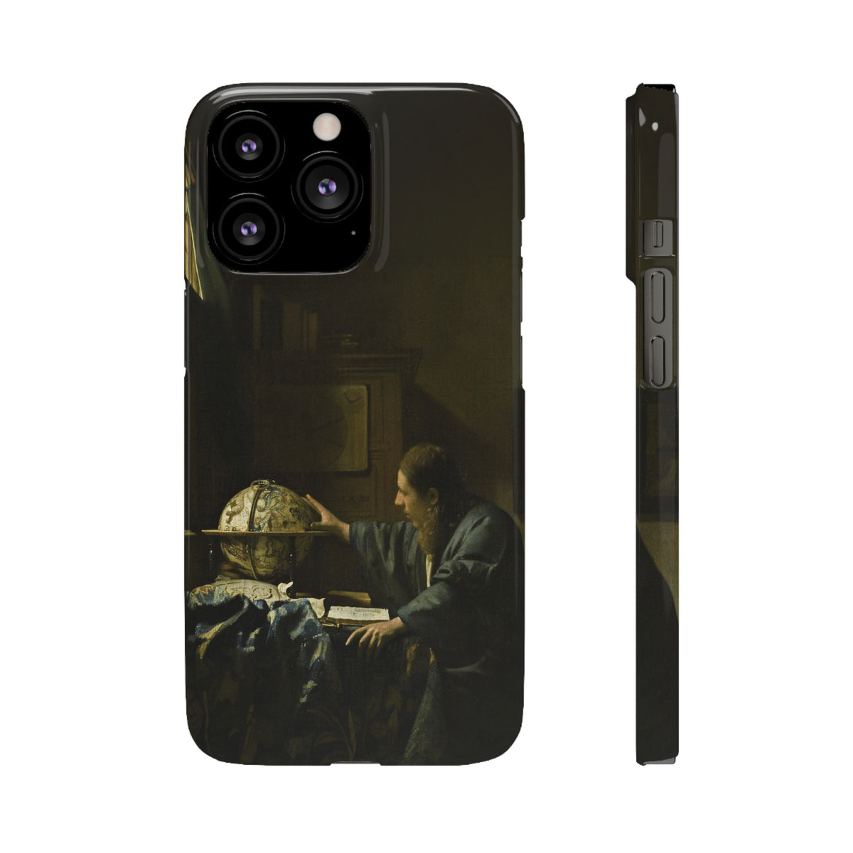 The Astronomer by Johannes Vermeer - iPhone Slim Case