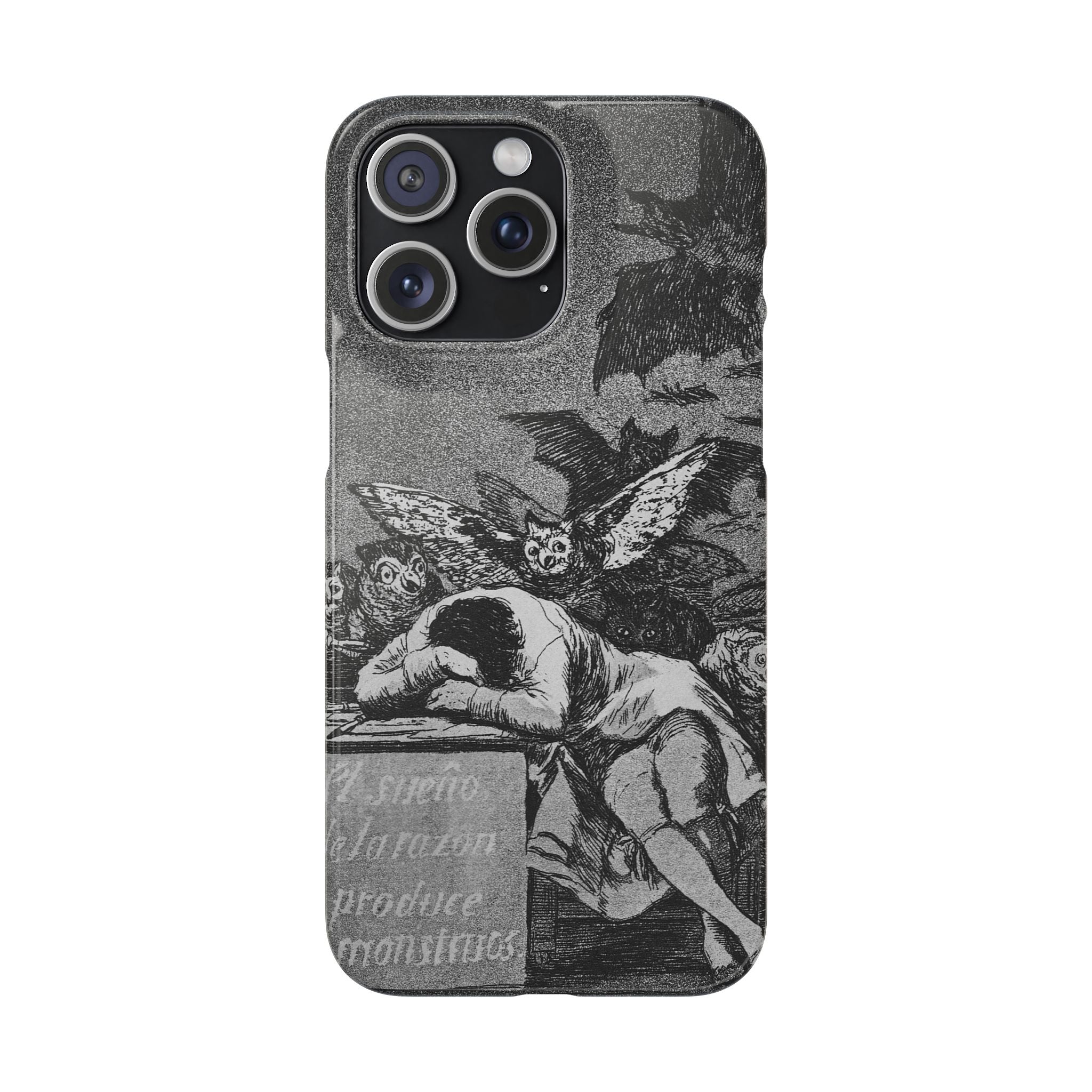 The Sleep of Reason Produces Monsters by Francisco Goya - iPhone Slim Case