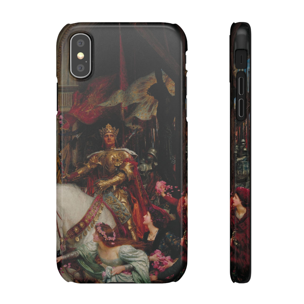 The Two Crowns by Frank Dicksee - iPhone Slim Case