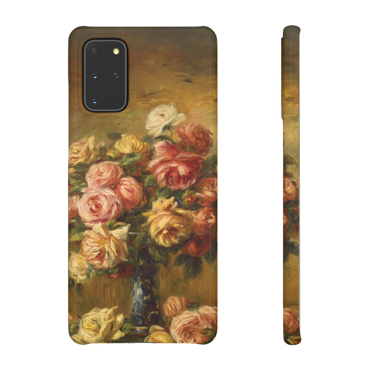 Roses in a Vase by Pierre Auguste Renoir - Samsung Slim Case