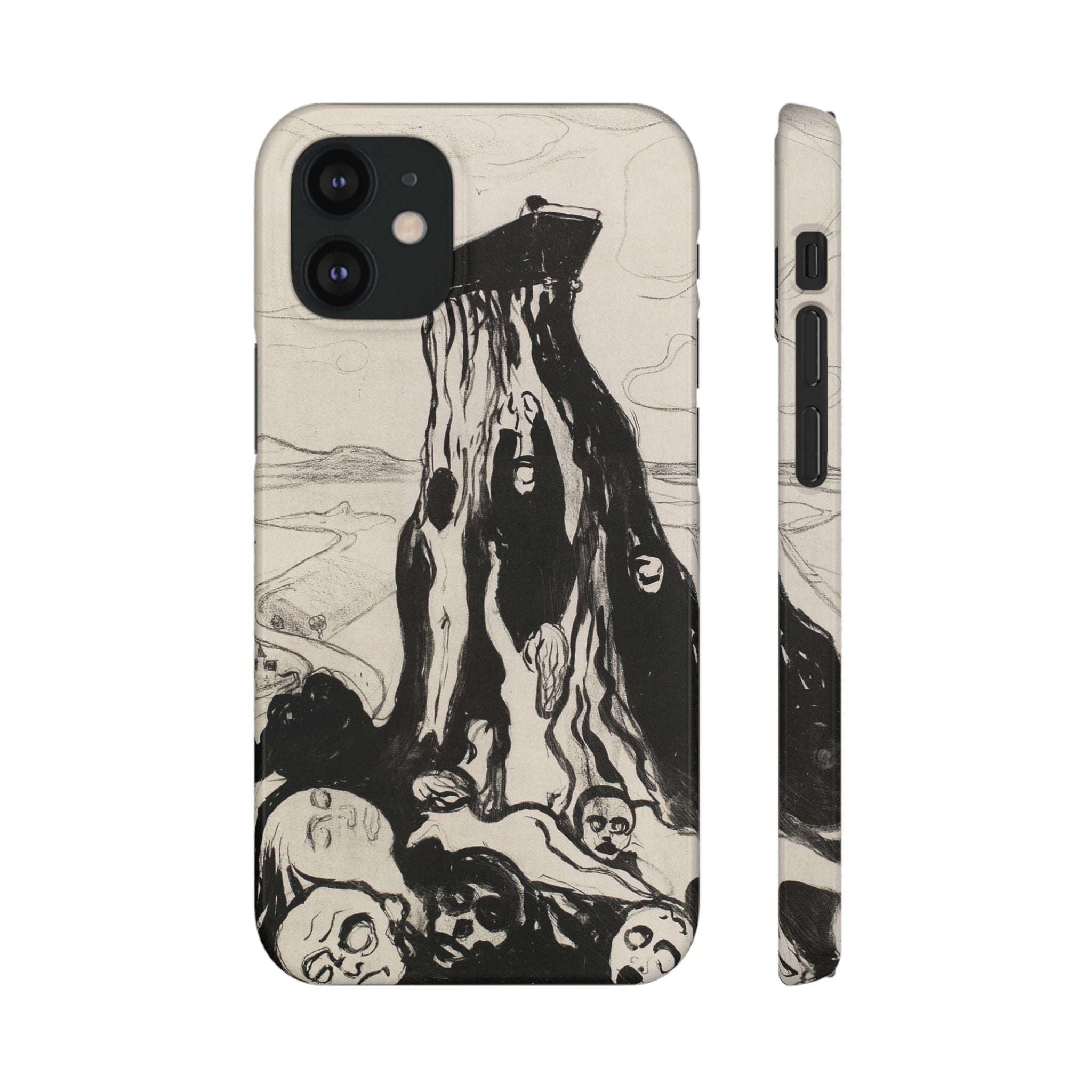 Funeral March by Edvard Munch - iPhone Slim Case