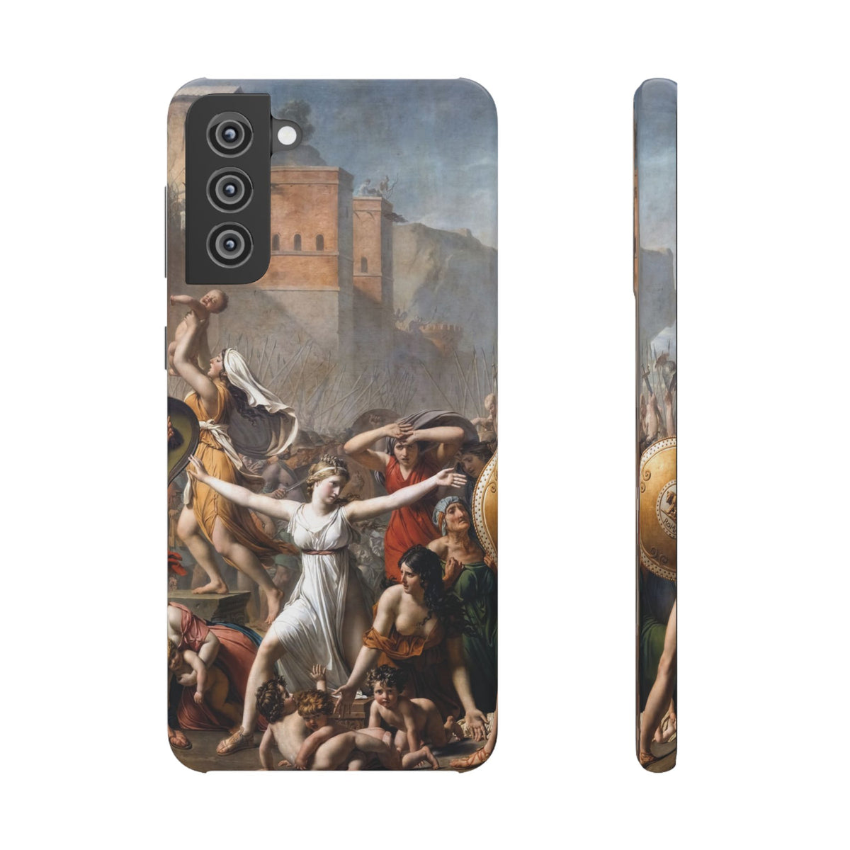 The Intervention of the Sabine Women by Jacques-Louis David - Samsung Slim Case