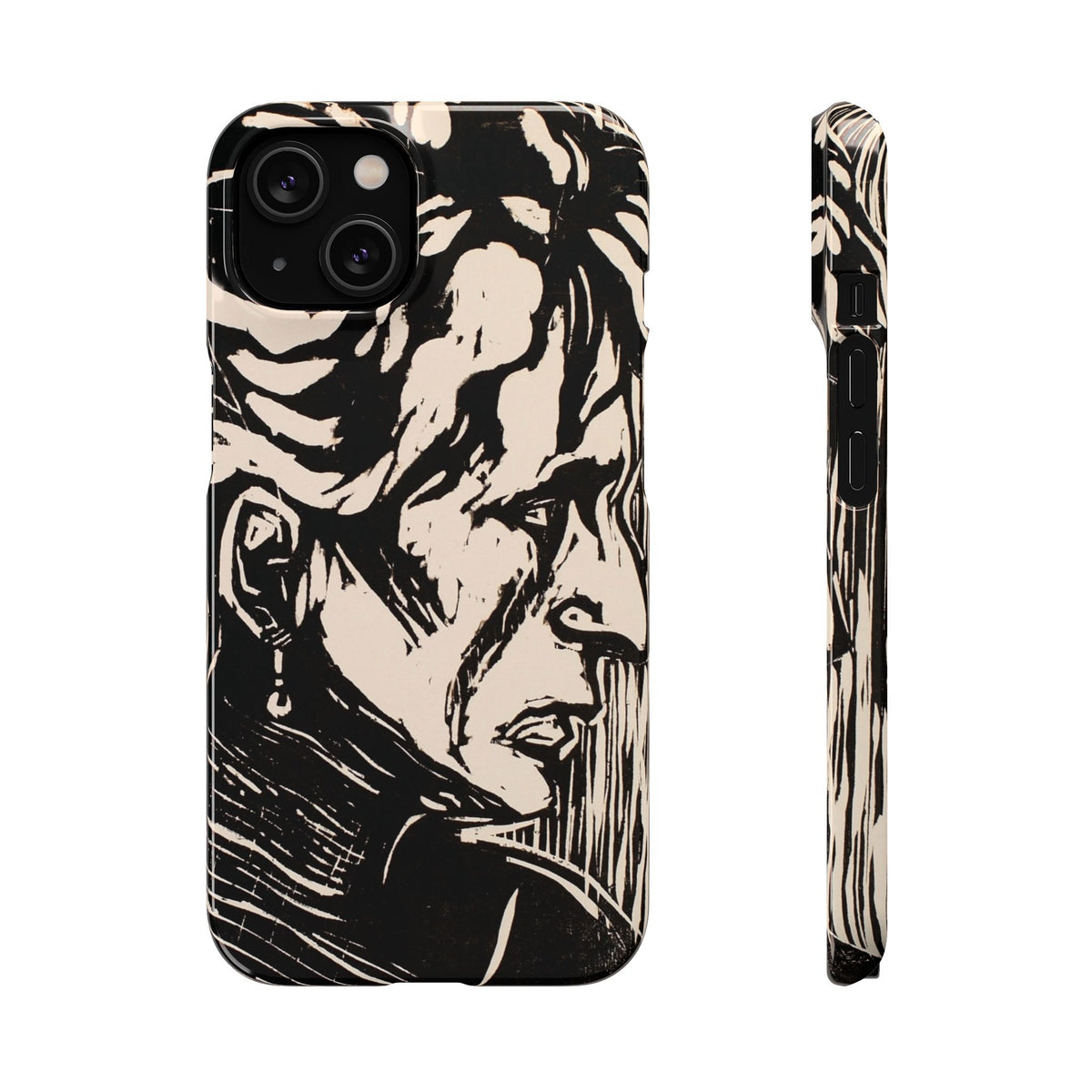 Portrait of an Elderly Lady by Edvard Munch - iPhone Slim Case