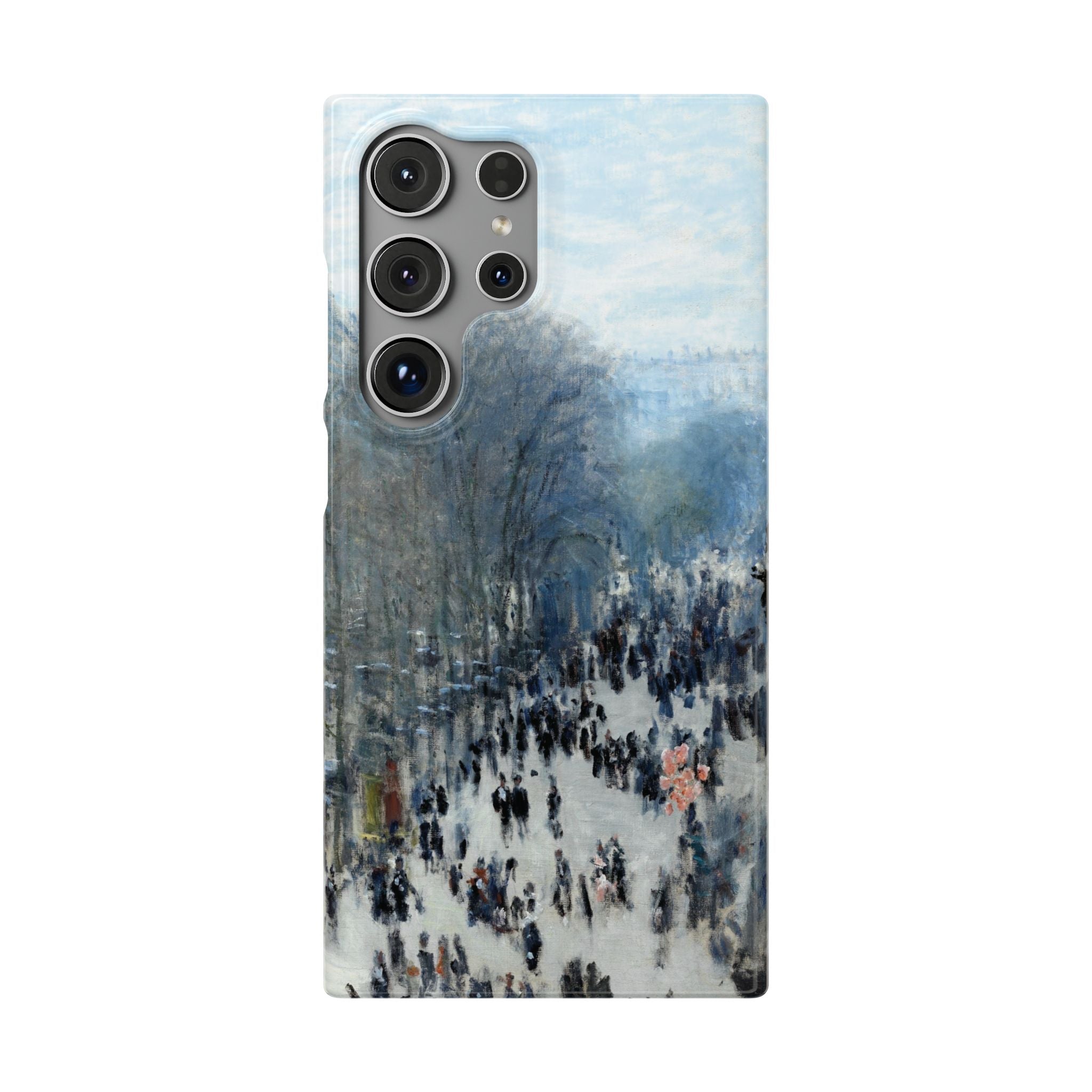 Boulevard des Capucines by Claude Monet - Samsung Slim Case