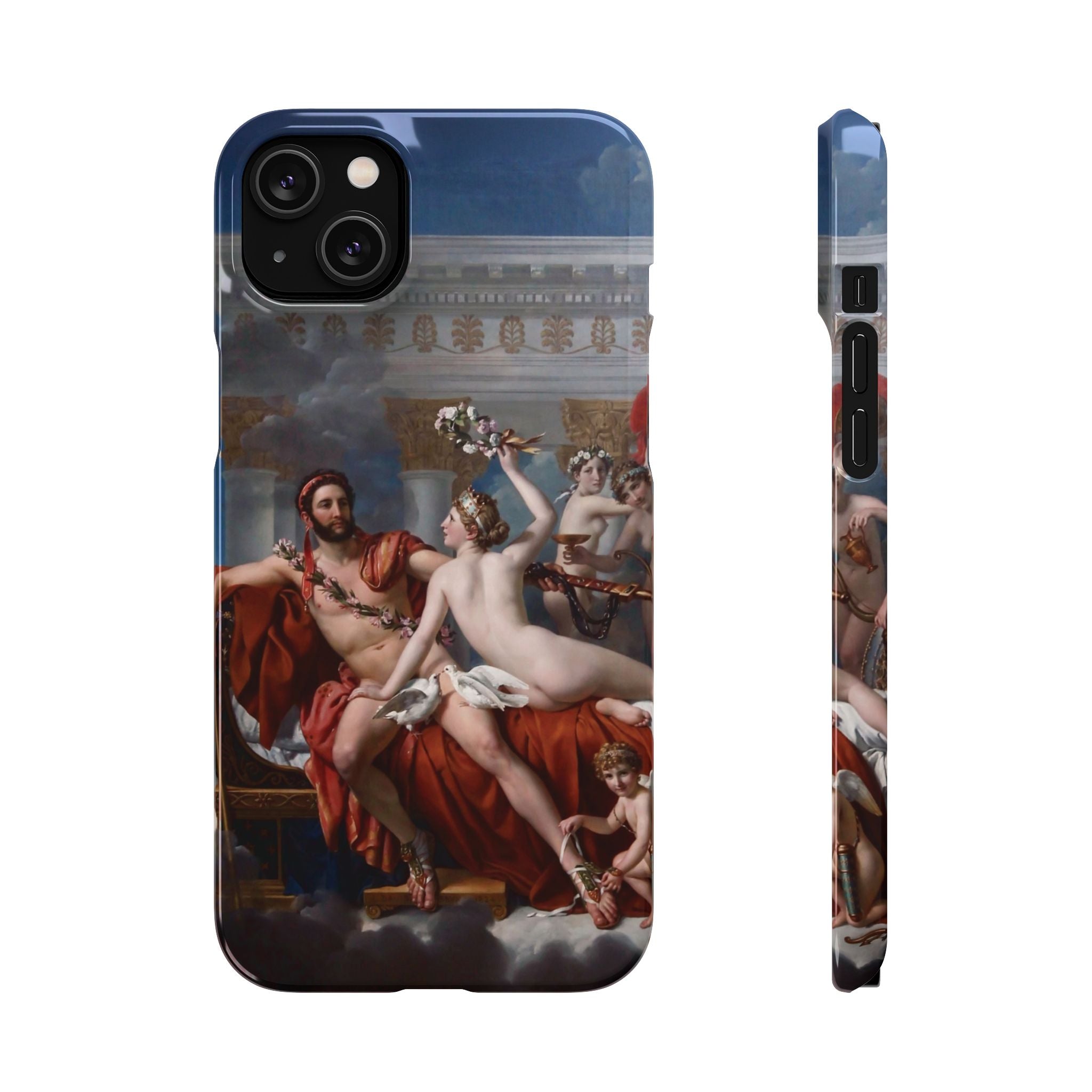 The Death of Marat by Jacques-Louis David - iPhone Slim Case