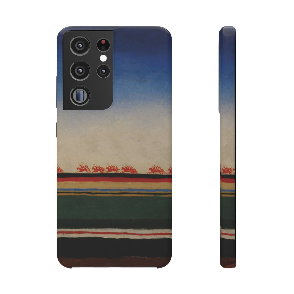 Red Cavalry Riding by Kazimir Malevich - Samsung Slim Case