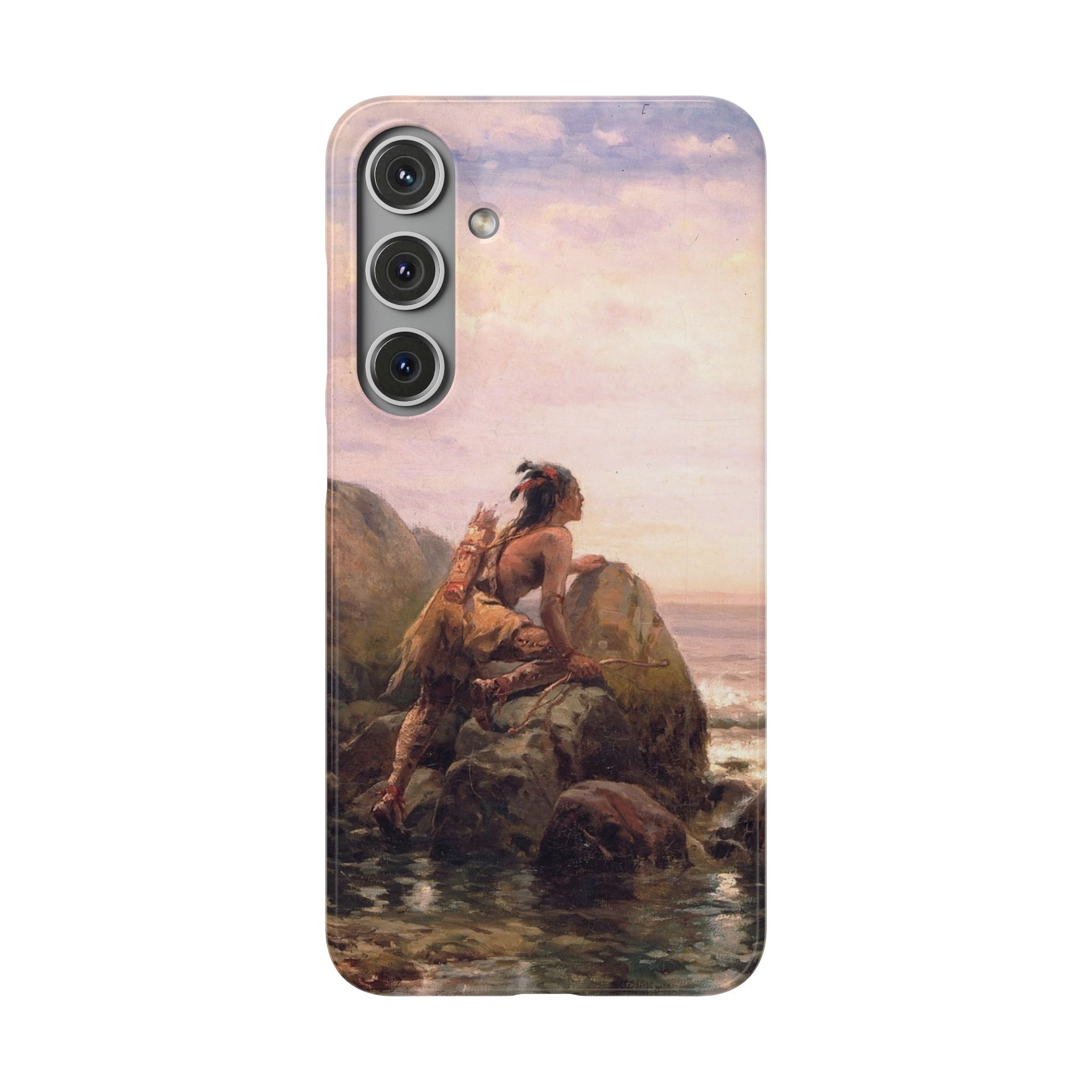 Henrik Hudson entering New York Harbor by Edward Moran - Samsung Slim Case