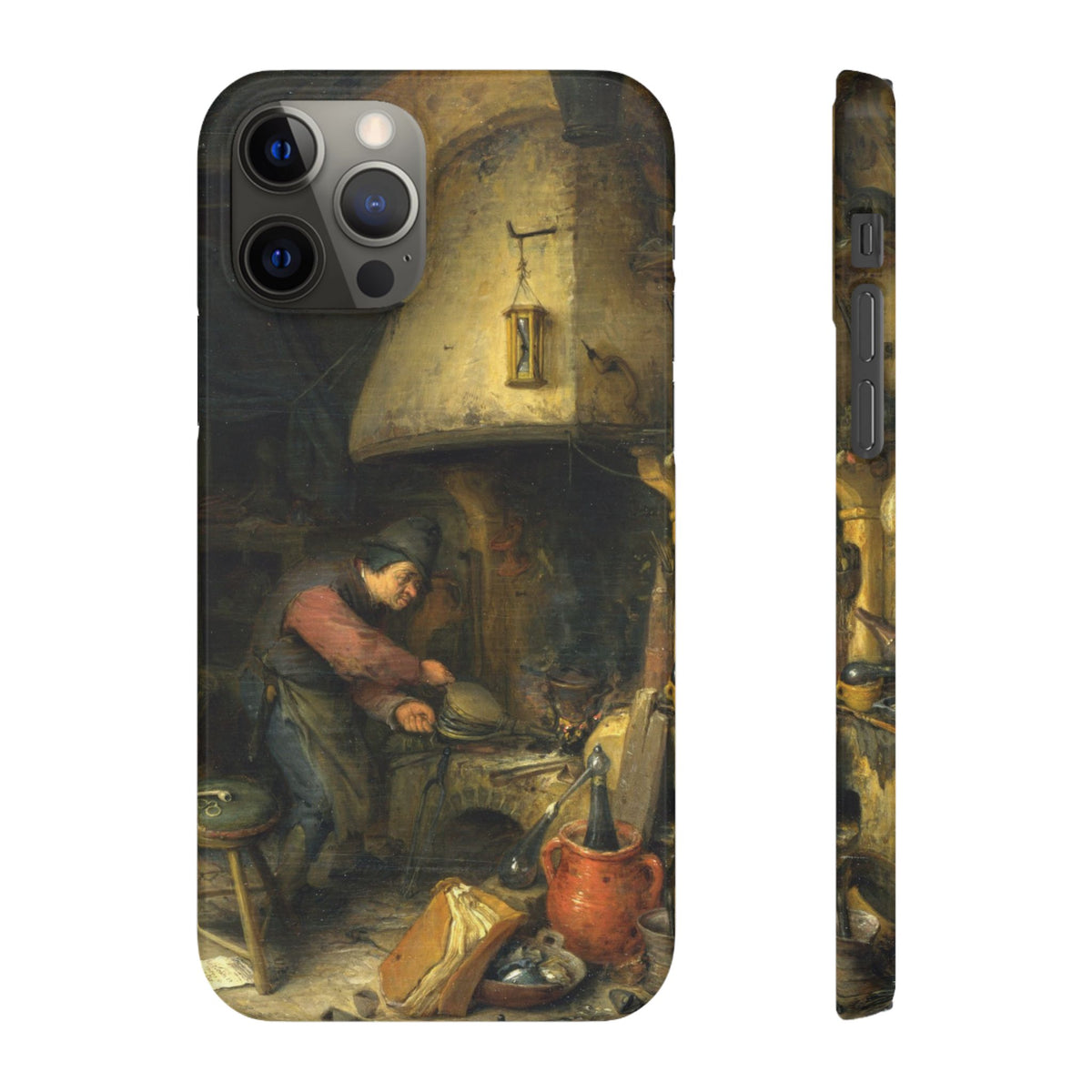 The Alchemist by Adriaen van Ostade - iPhone Slim Case