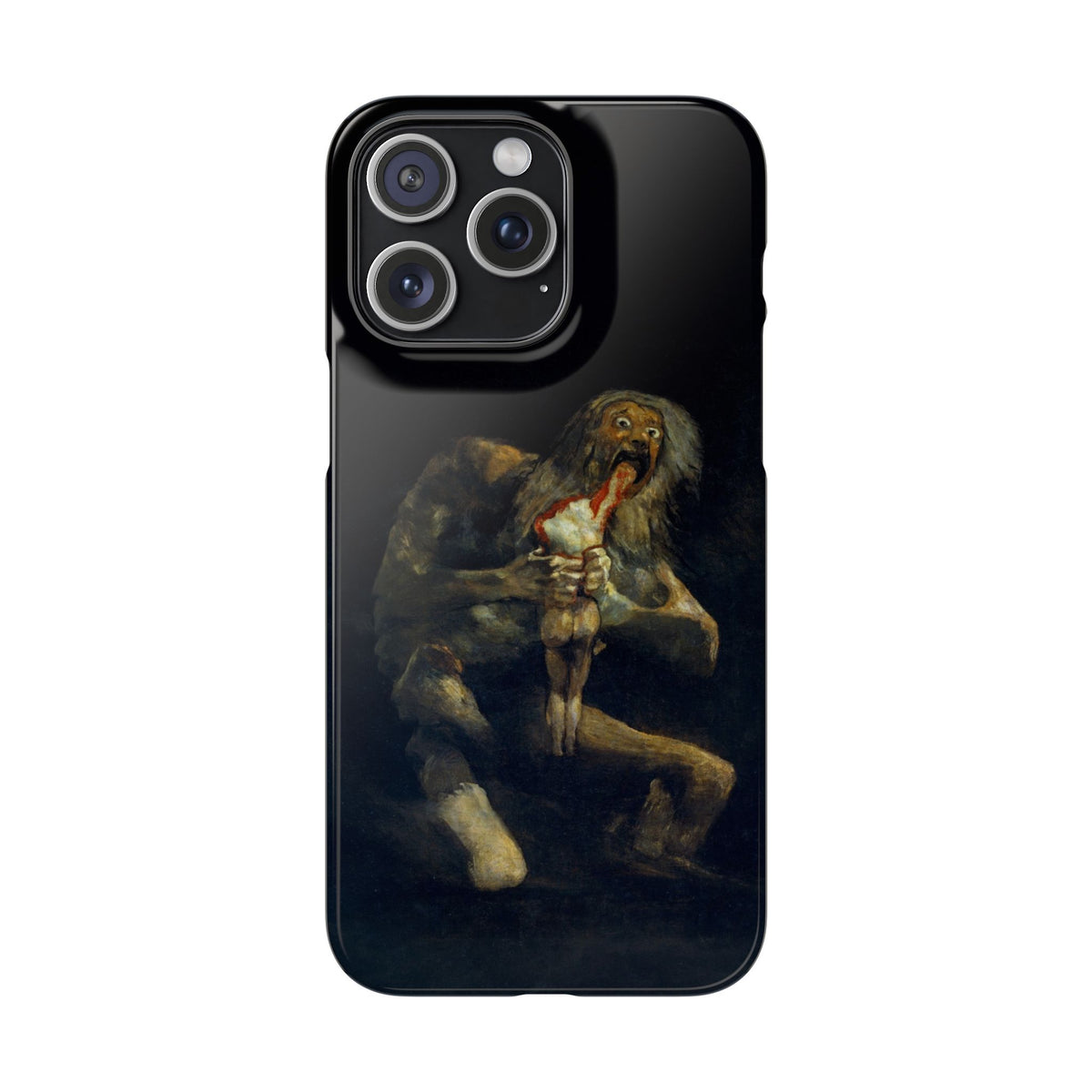 Saturn Devouring His Son by Goya - iPhone Slim Case