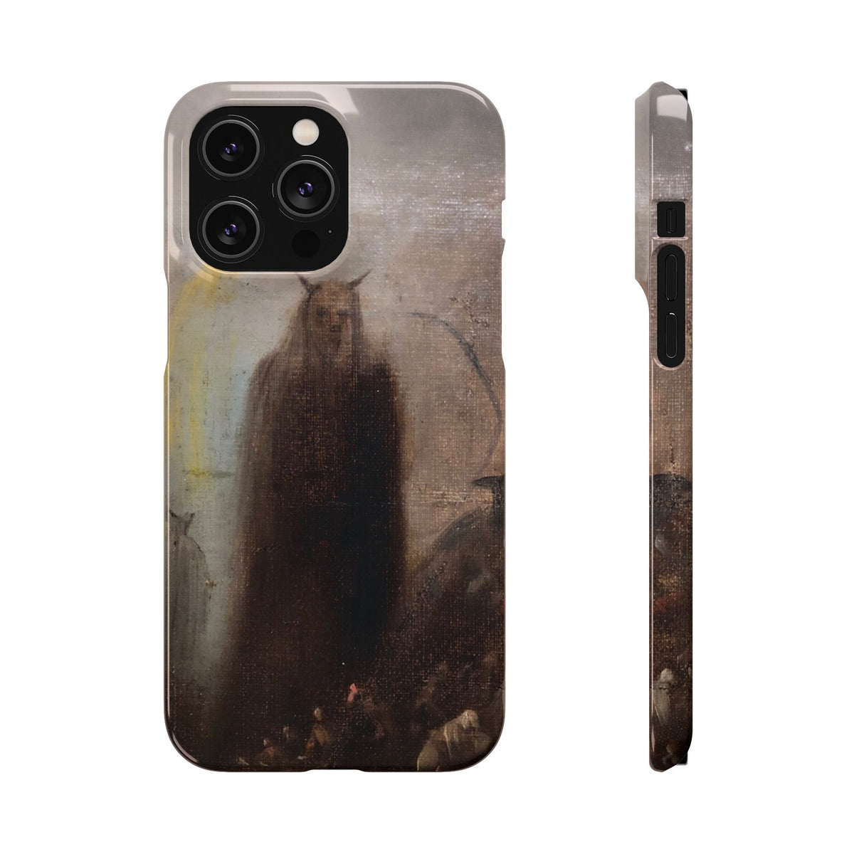 Ghostly Vision by Francisco Goya - iPhone Slim Case