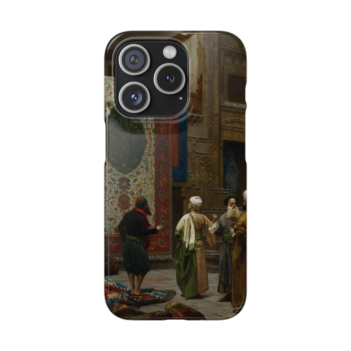 The Carpet Merchant by Jean-Leon Gerome - iPhone Slim Case
