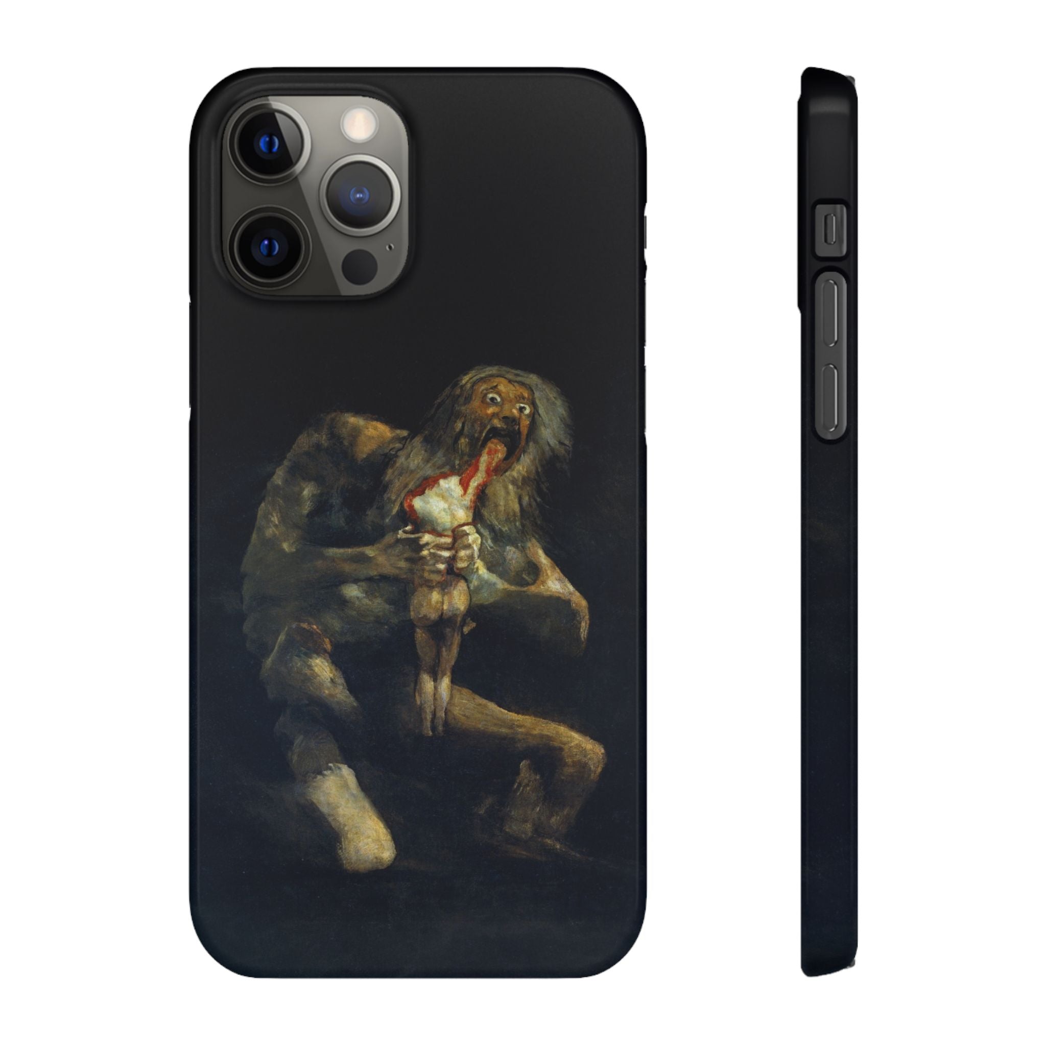 Saturn Devouring His Son by Goya - iPhone Slim Case