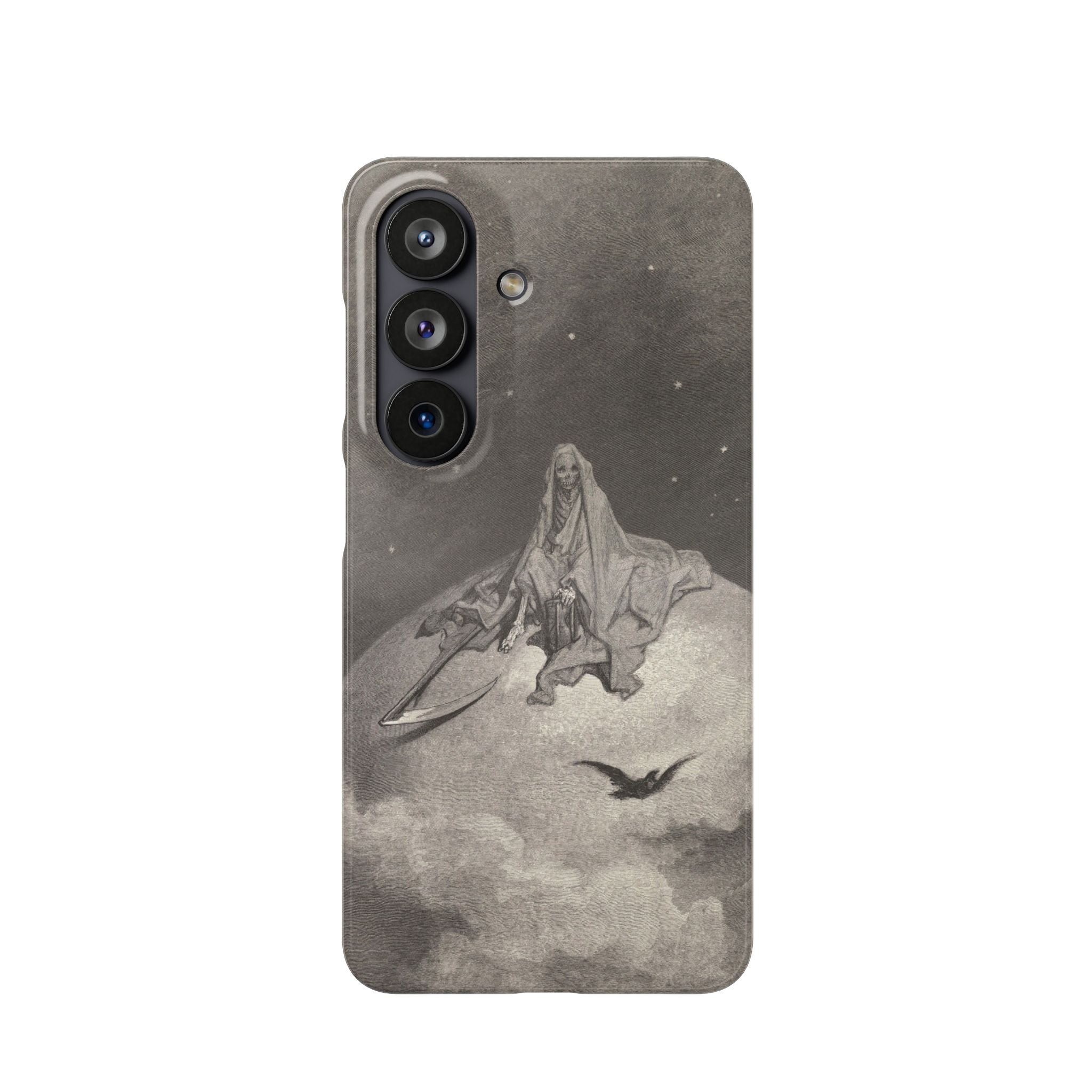 Doubting, dreaming dreams no mortal ever dared to dream before by Gustave Doré - Samsung Slim Case