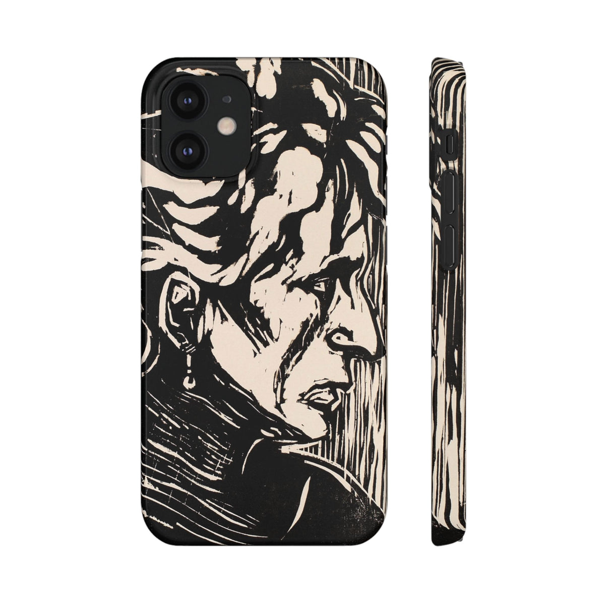 Portrait of an Elderly Lady by Edvard Munch - iPhone Slim Case
