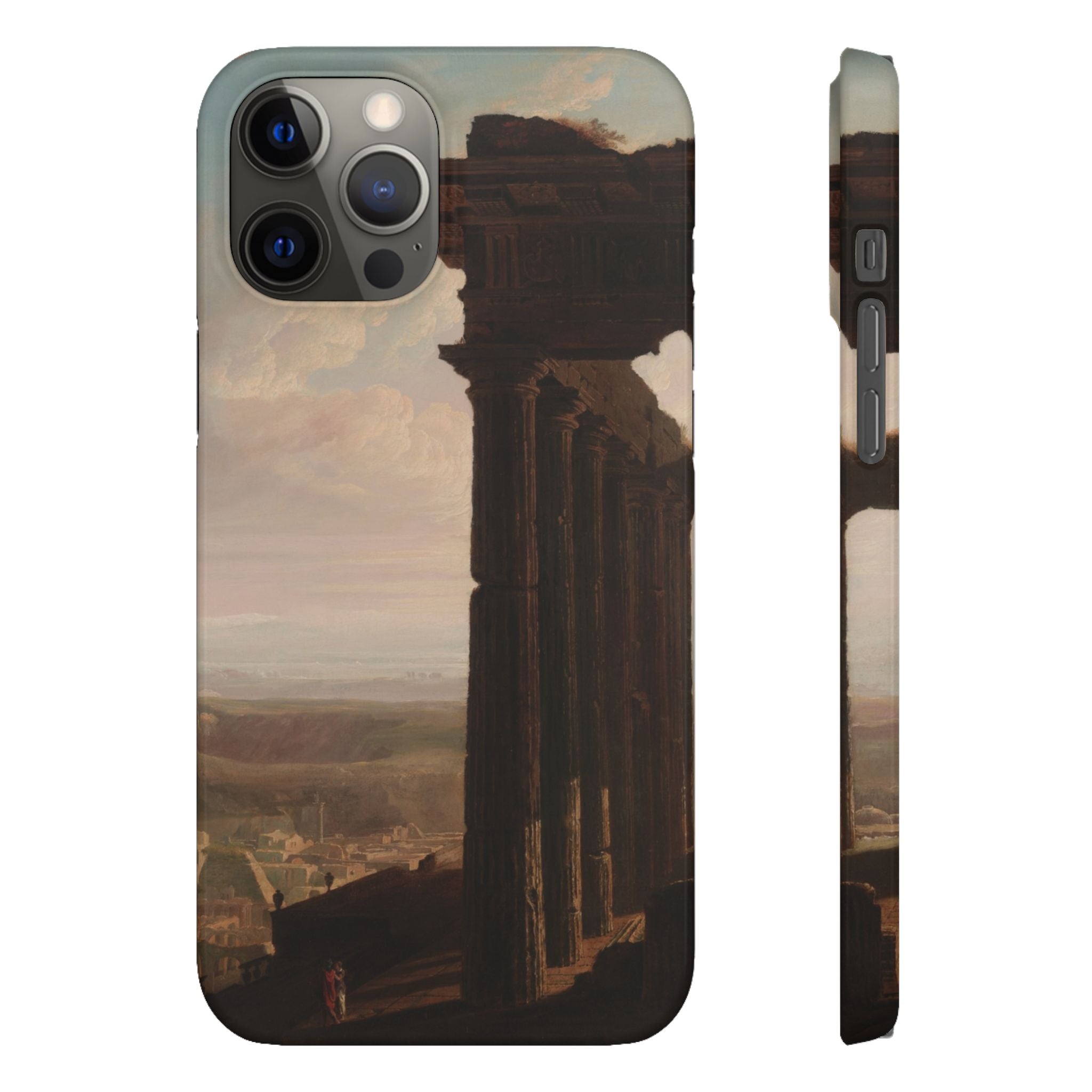 Ruins of an Ancient City by John Martin - iPhone Slim Case