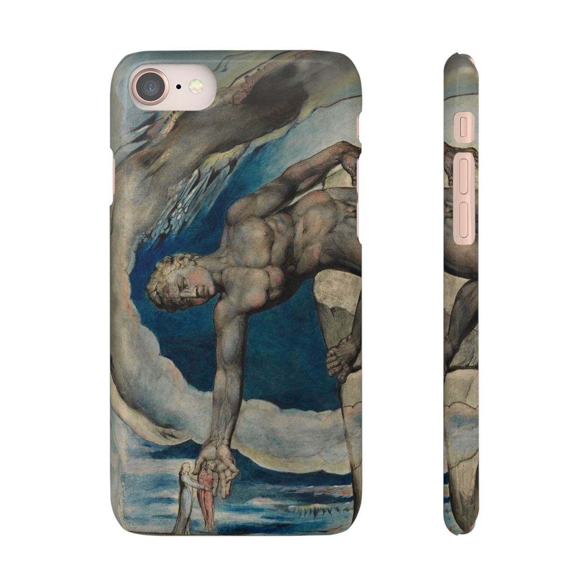 Antaeus setting down Dante and Virgil in the Last Circle of Hell by William Blake - iPhone Slim Case