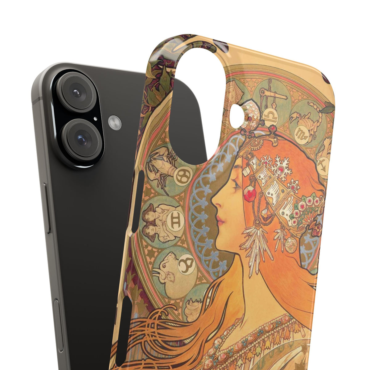 Zodiac by Alphonse Mucha - iPhone Slim Case