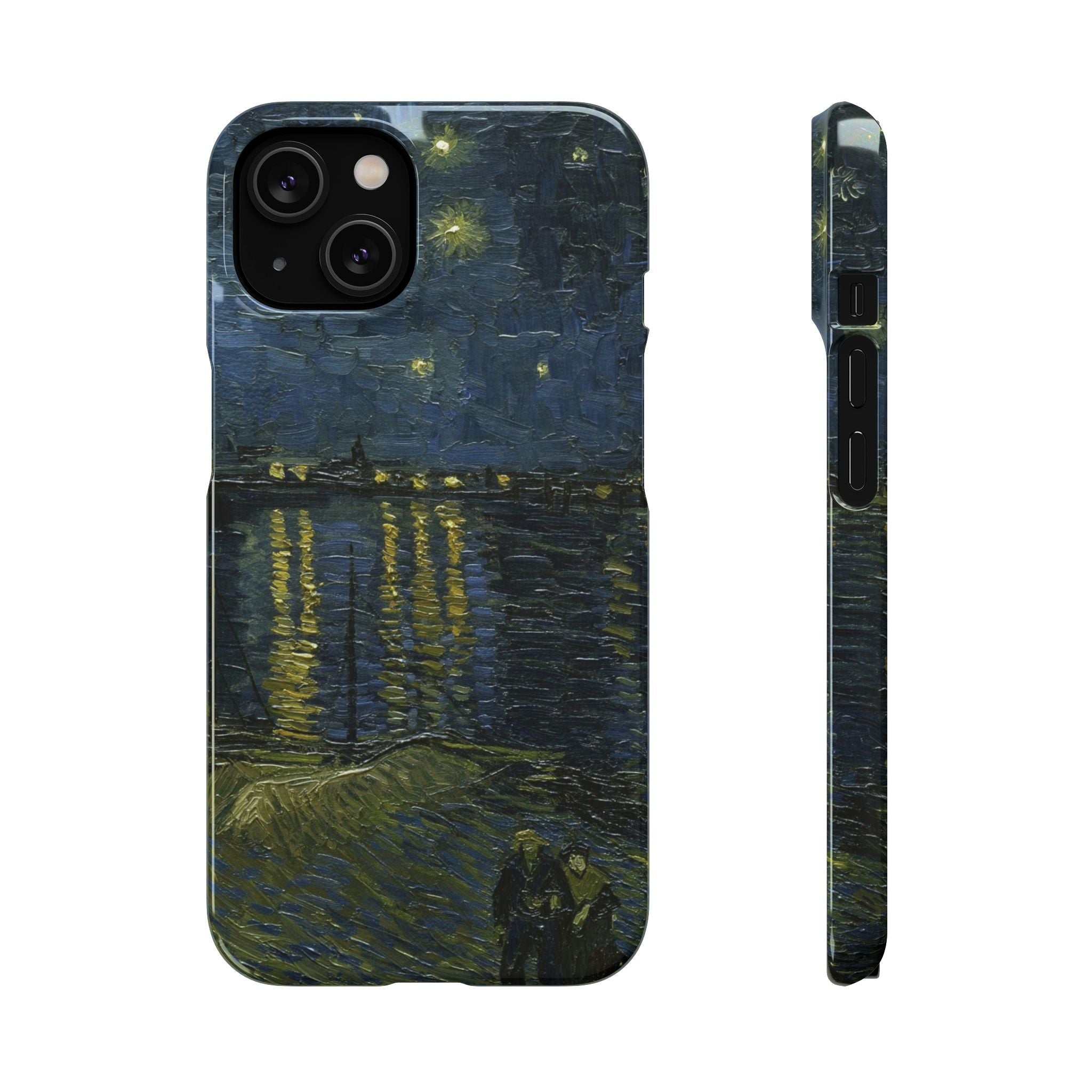 Starry Night  Over the Rhône by Van Gogh - iPhone Slim Case