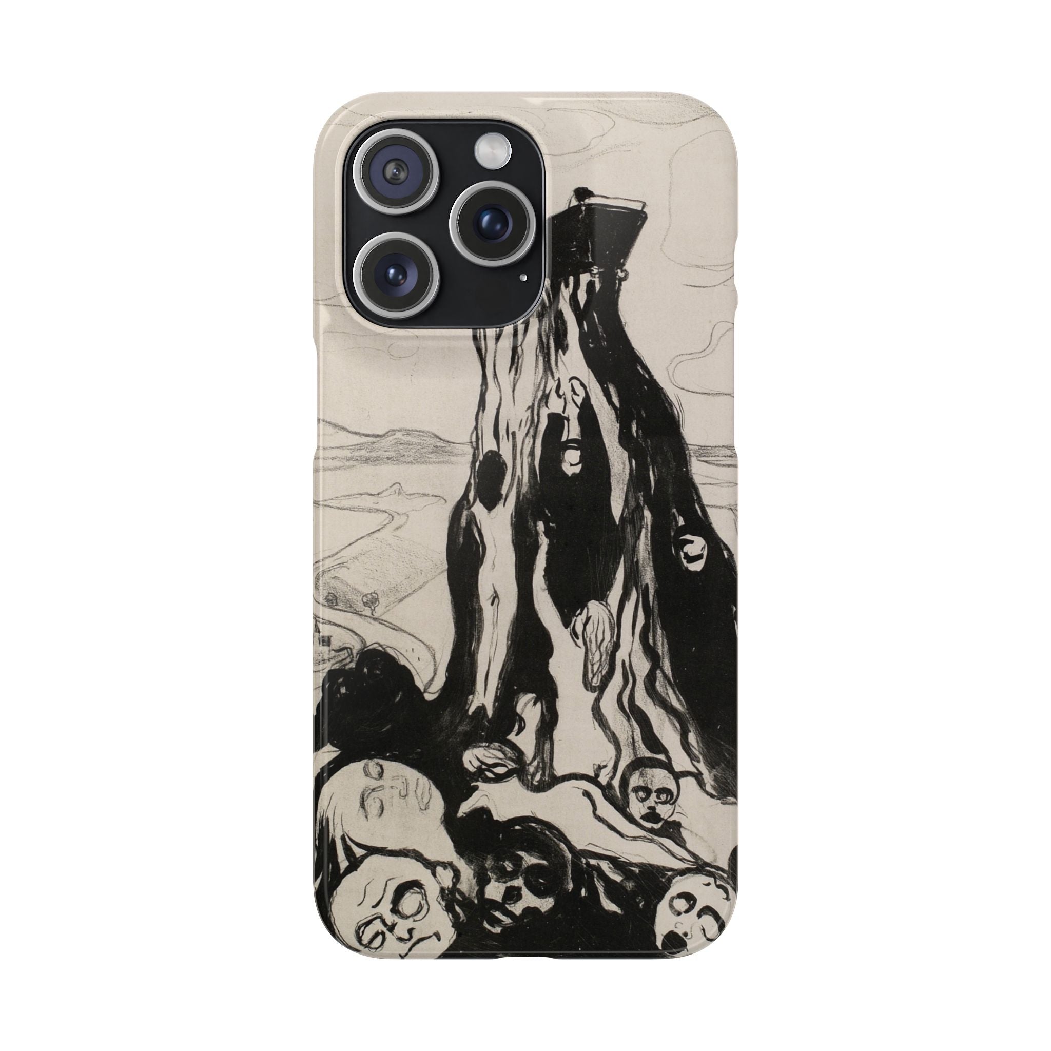 Funeral March by Edvard Munch - iPhone Slim Case