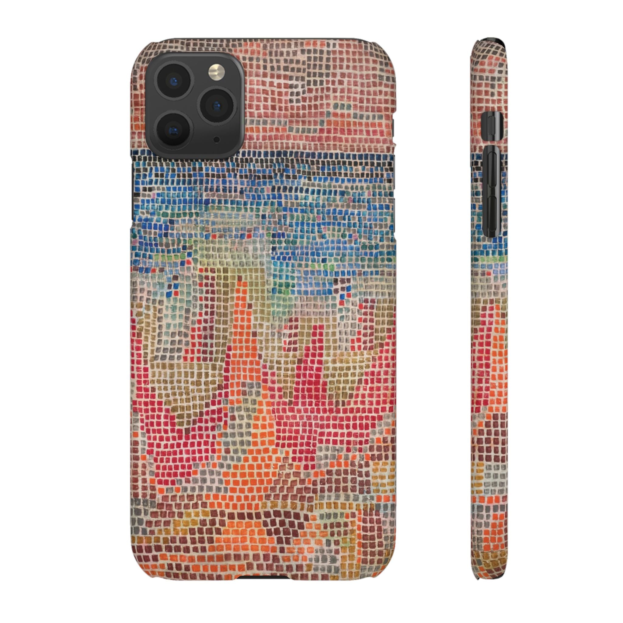 Cliffs by the sea by Paul Klee - iPhone Slim Case