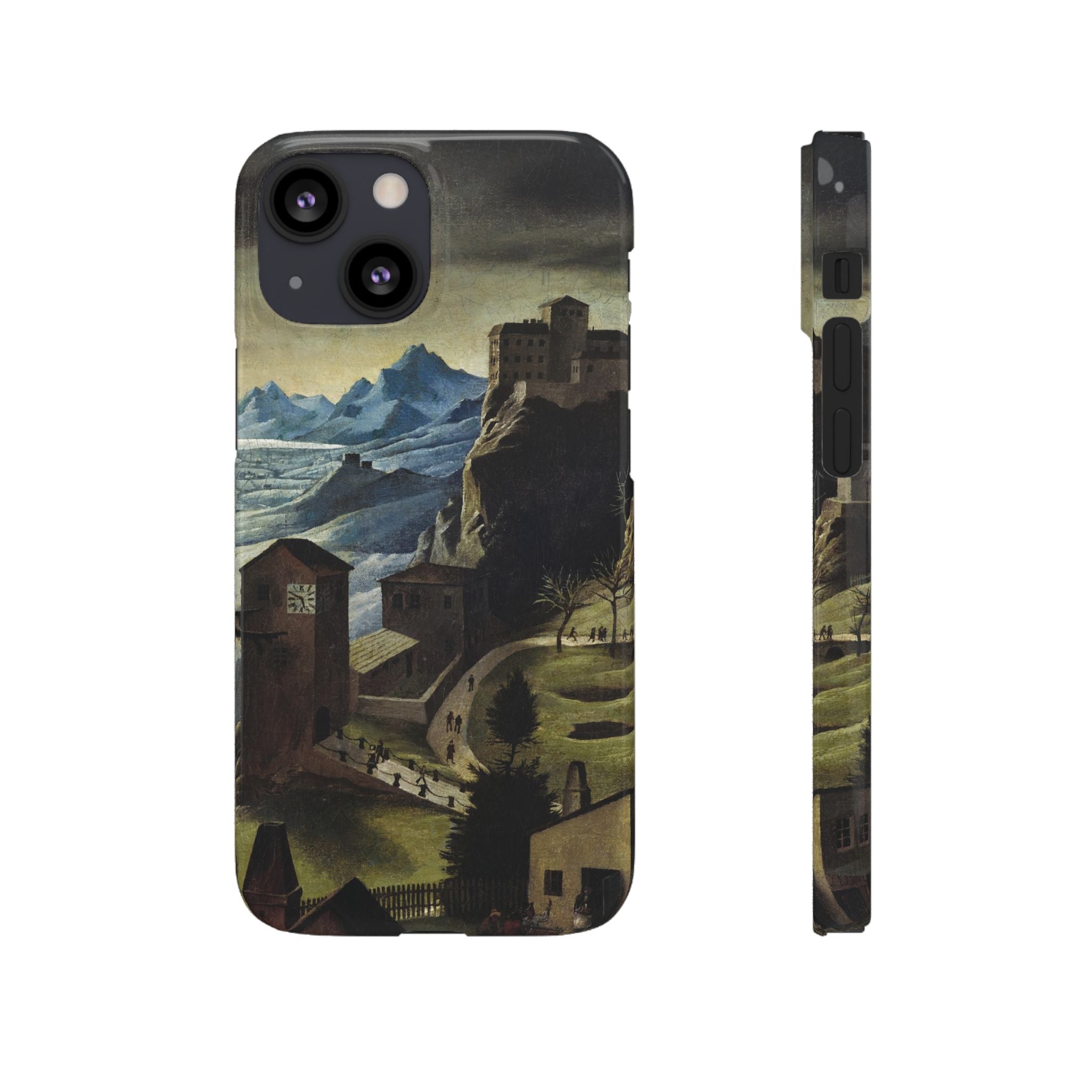 Landschaft mit Burg by Franz Sedlacek - iPhone Slim Case