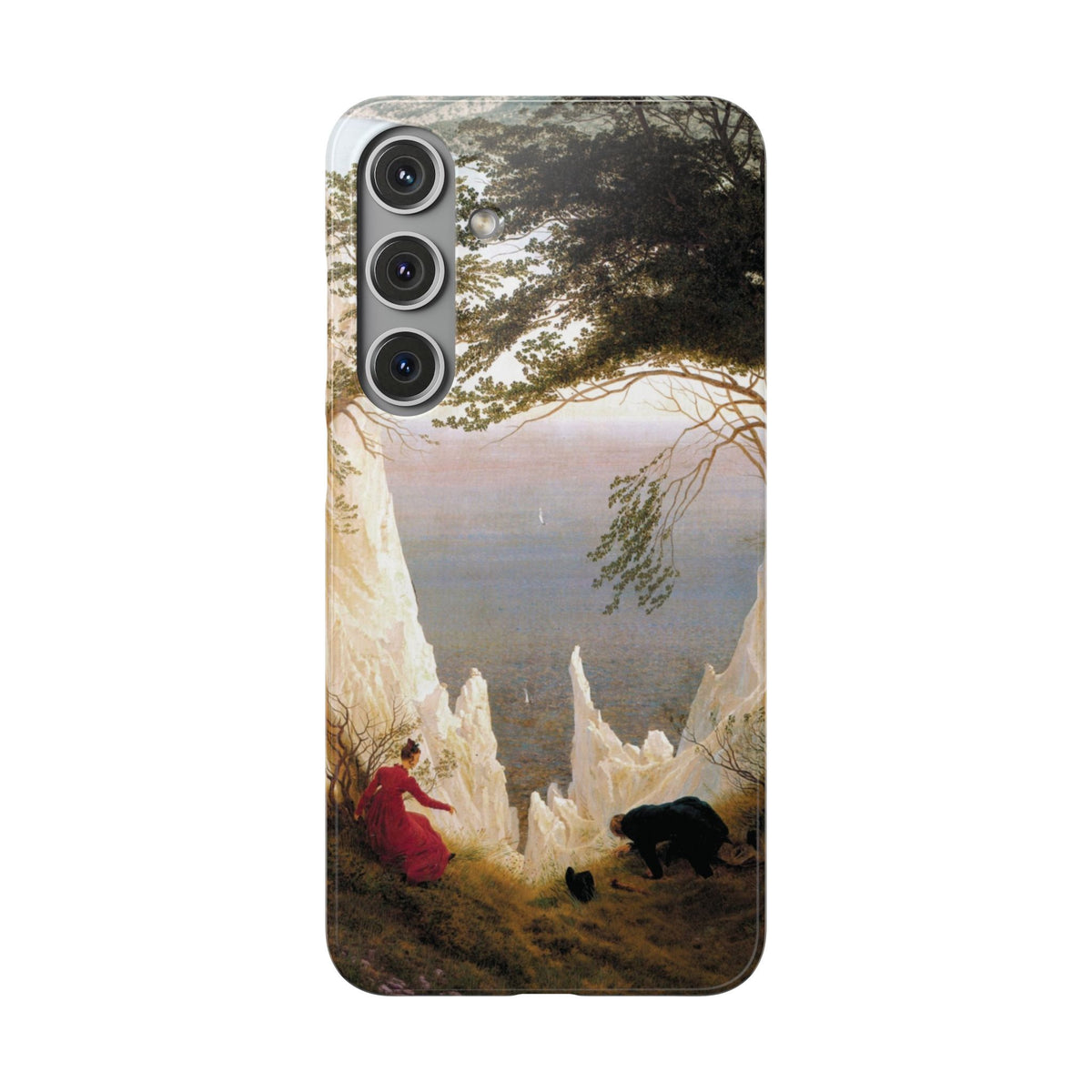 Chalk Cliffs on Rügen by Caspar David Friedrich - Samsung Slim Case