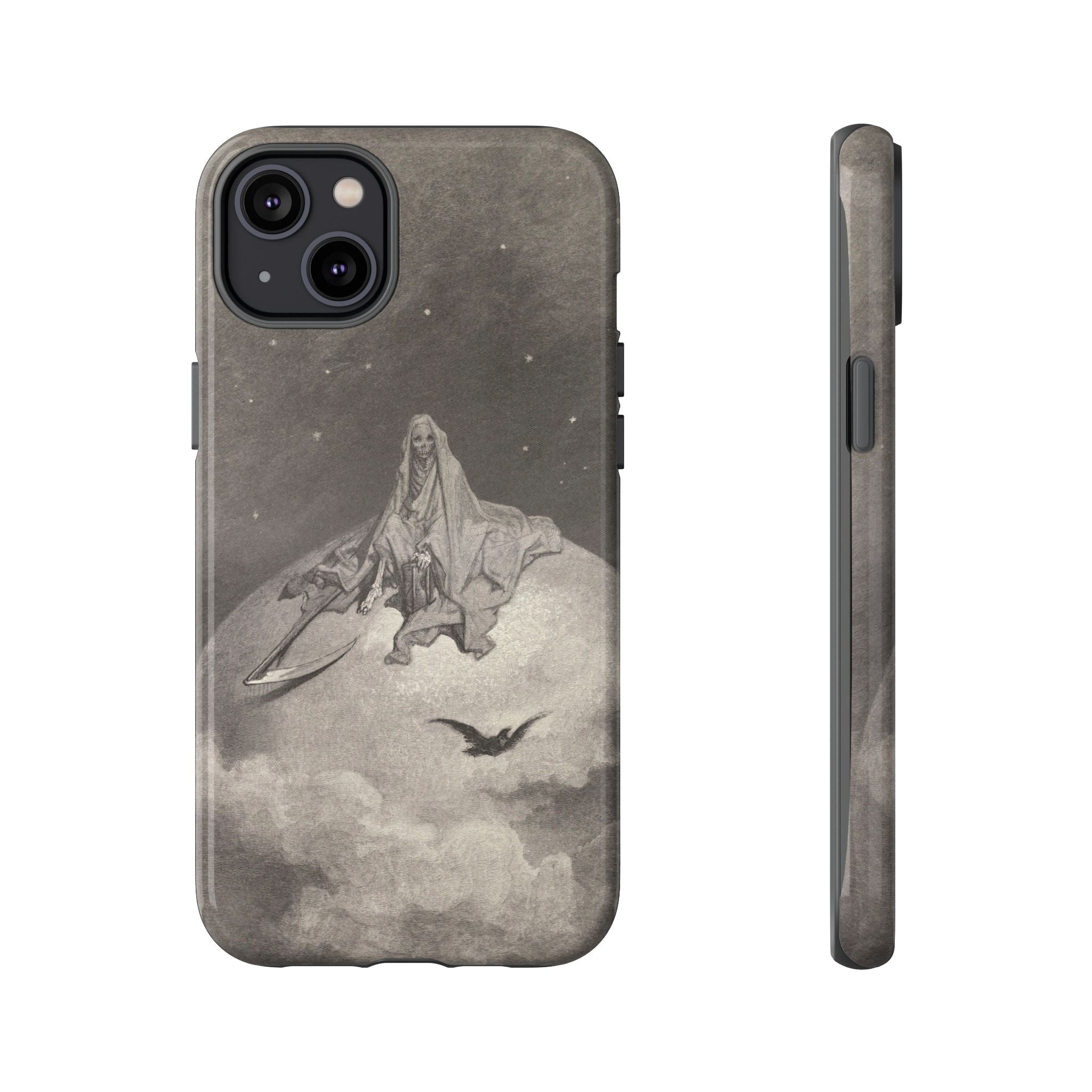 Doubting, dreaming dreams no mortal ever dared to dream before by Gustave Doré - iPhone Tough Case