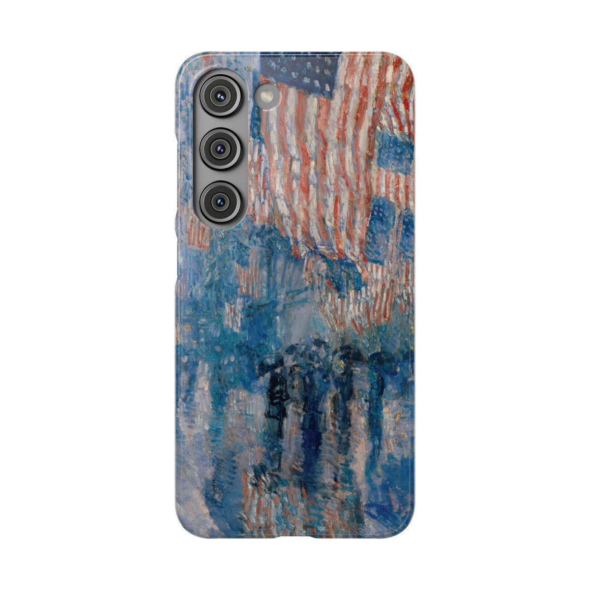The Avenue in the Rain by Childe Hassam - Samsung Slim Case