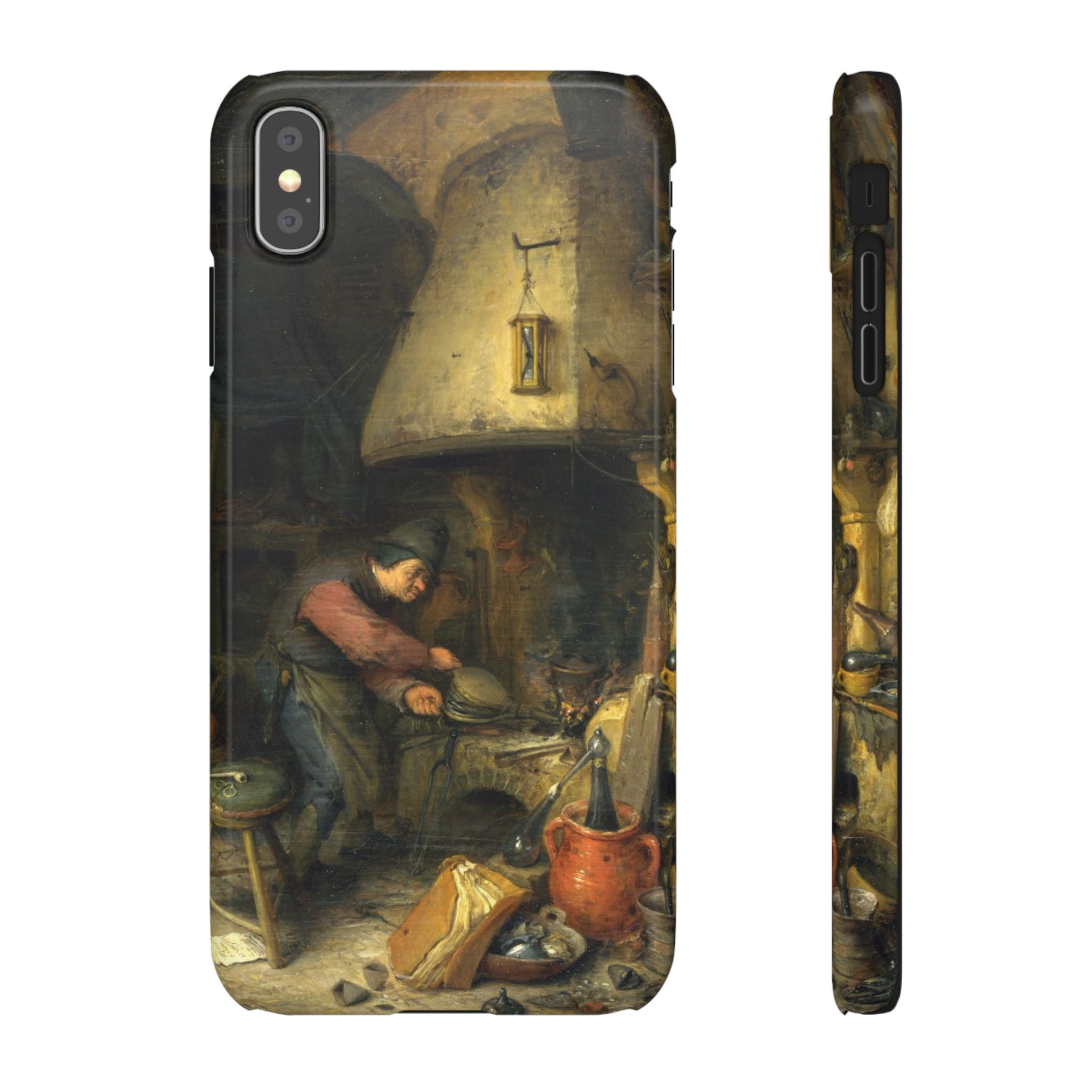 The Alchemist by Adriaen van Ostade - iPhone Slim Case