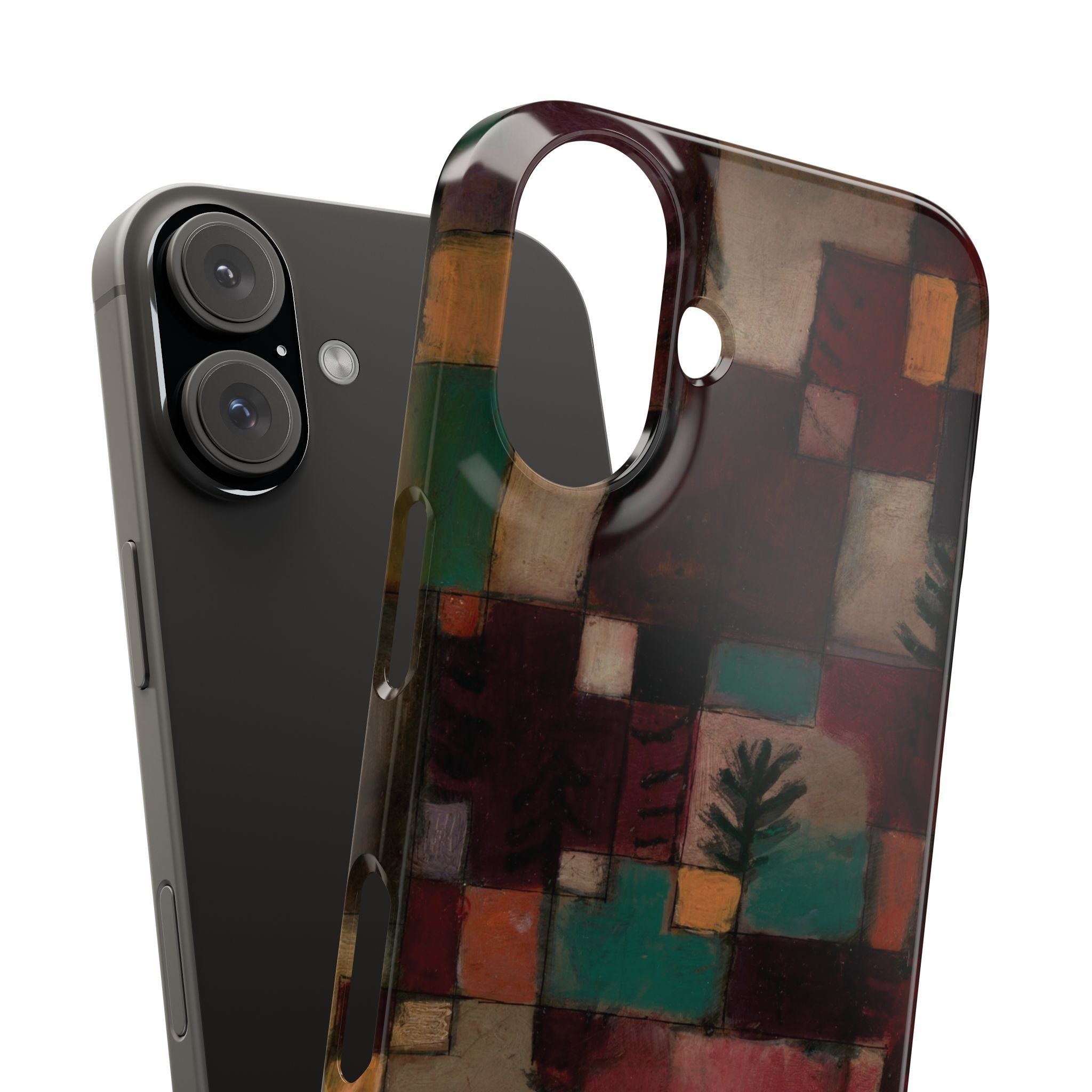 Redgreen and Violet-Yellow Rhythms by Paul Klee - iPhone Slim Case