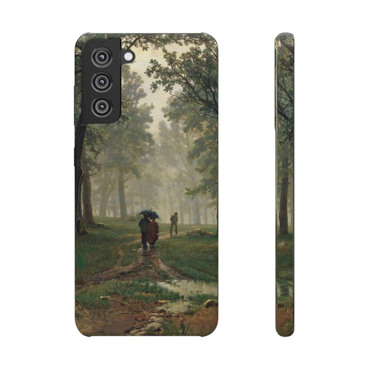 Rain in an Oak Forest by Ivan Ivanovich Shishkin - Samsung Slim Case