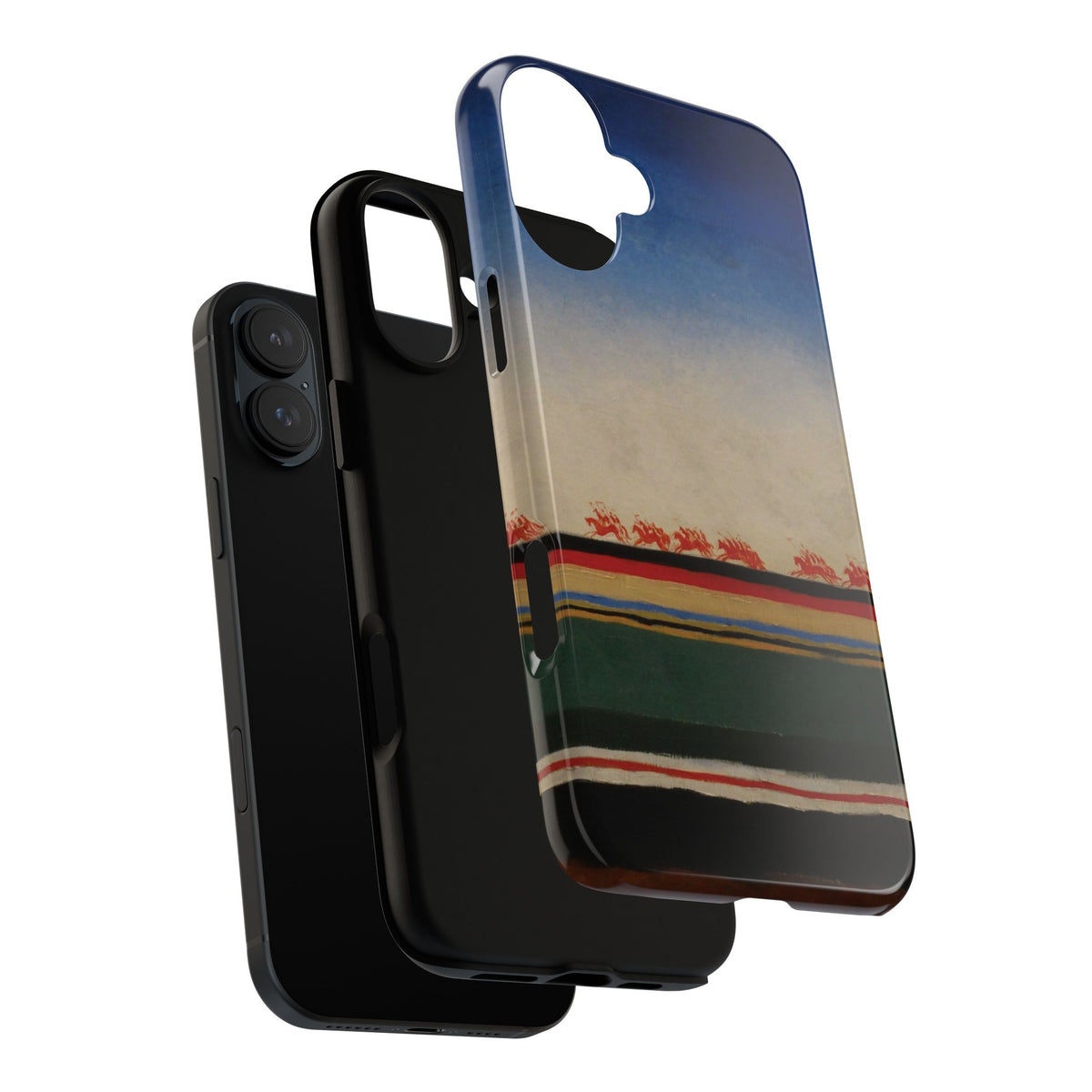 Red Cavalry Riding by Kazimir Malevich - iPhone Tough Case