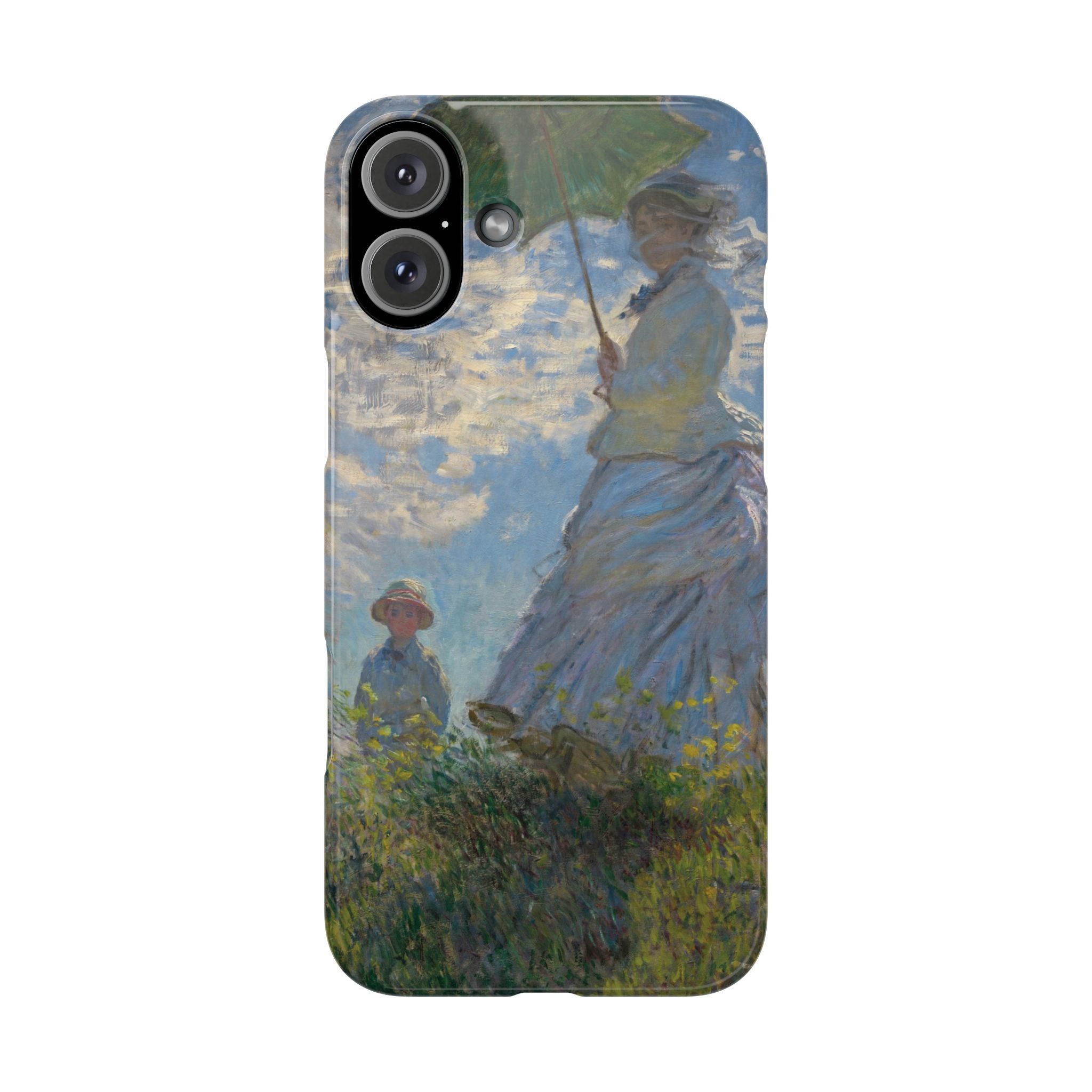Madame Monet and Her Son by Claude Monet - iPhone Slim Case