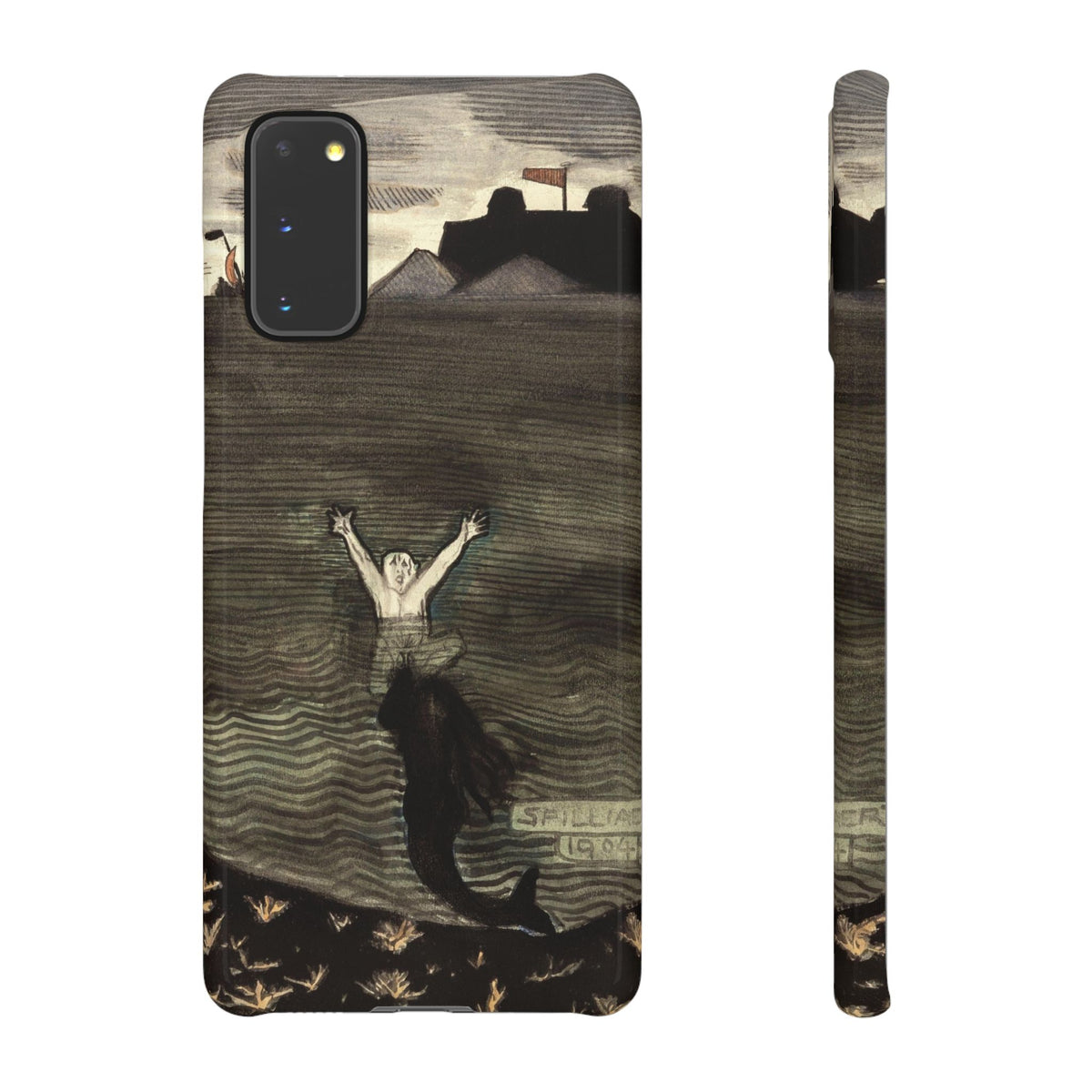 The Call of the Mermaid The Drowning by Leon Spilliaert - Samsung Slim Case