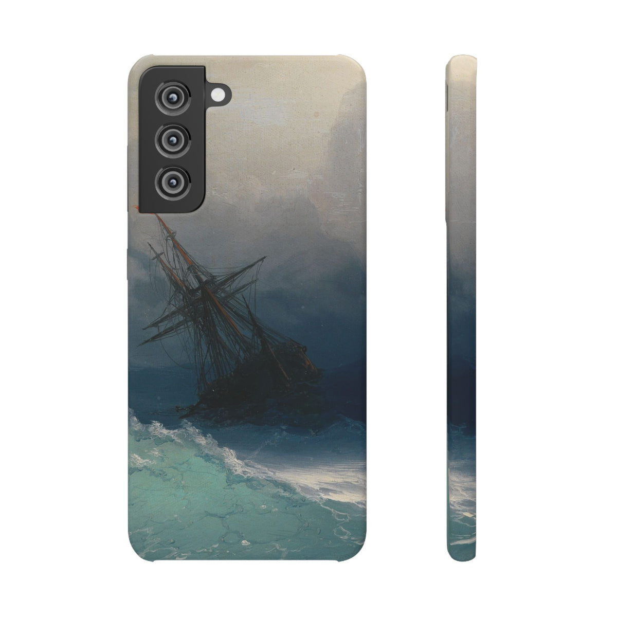 Ship on Stormy Seas by Ivan Aivazovsky - Samsung Slim Case