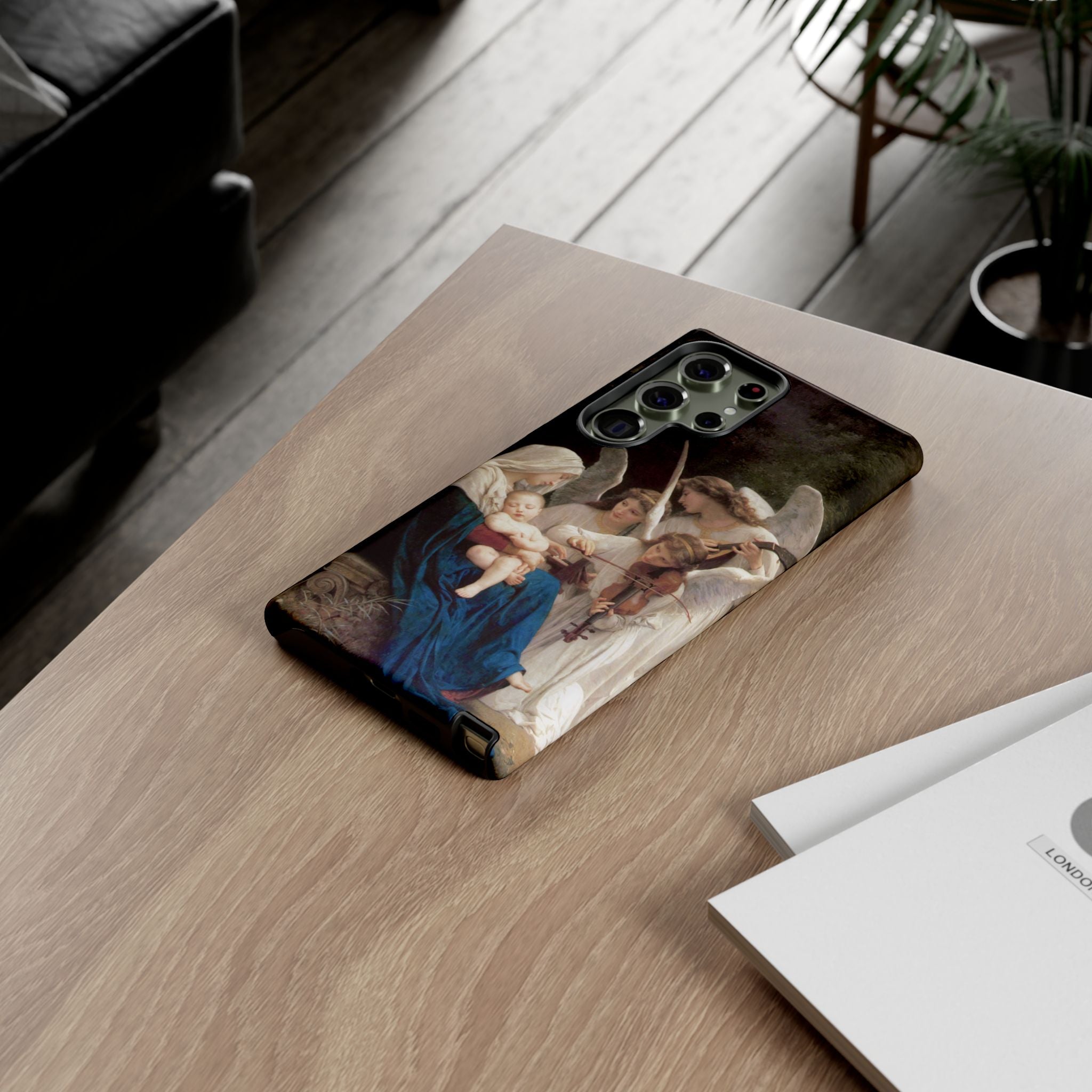 The Virgin of the angels by William-Adolphe Bouguereau - Samsung Tough Case