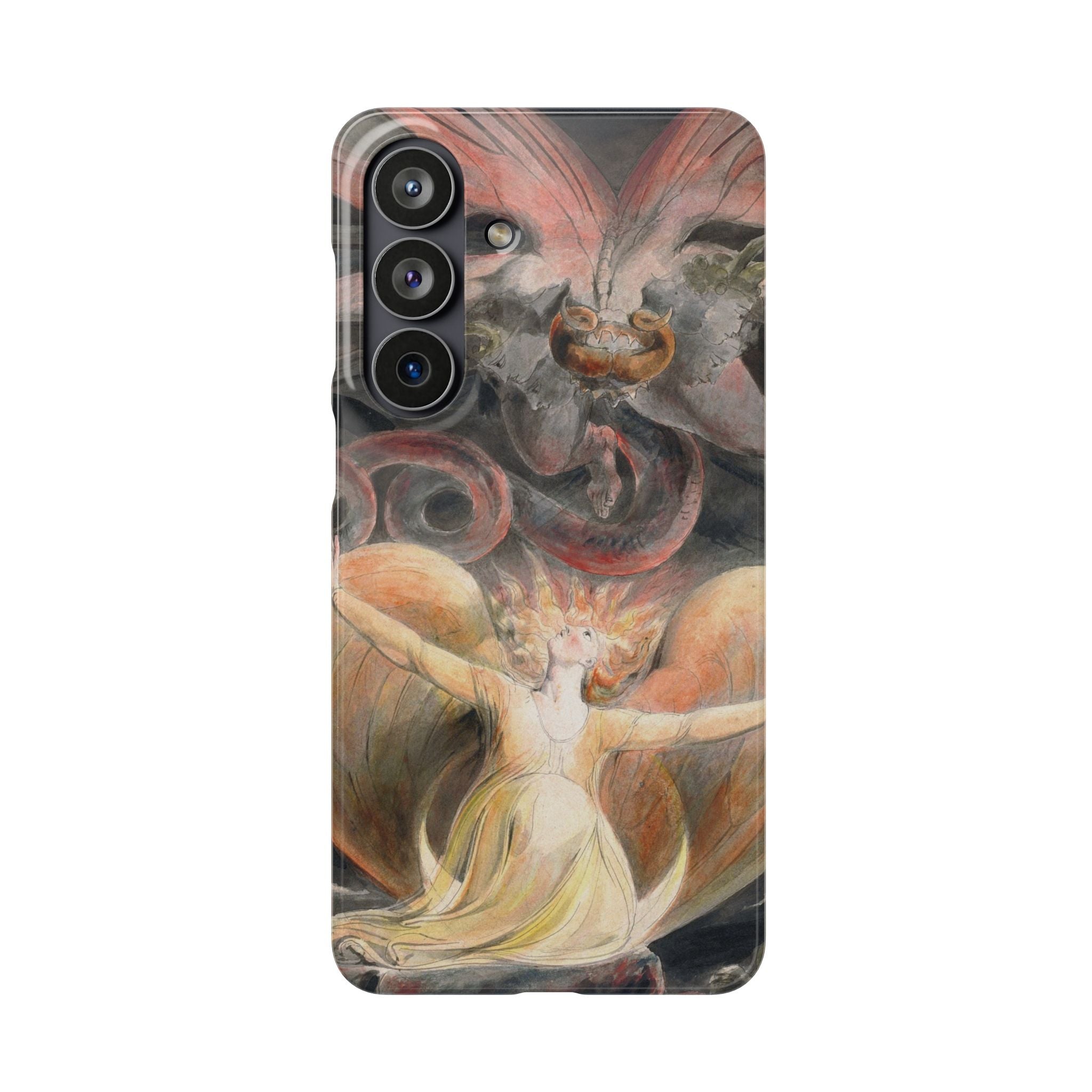 The Great Red Dragon and the Woman Clothed with the Sun by William Blake - Samsung Slim Case