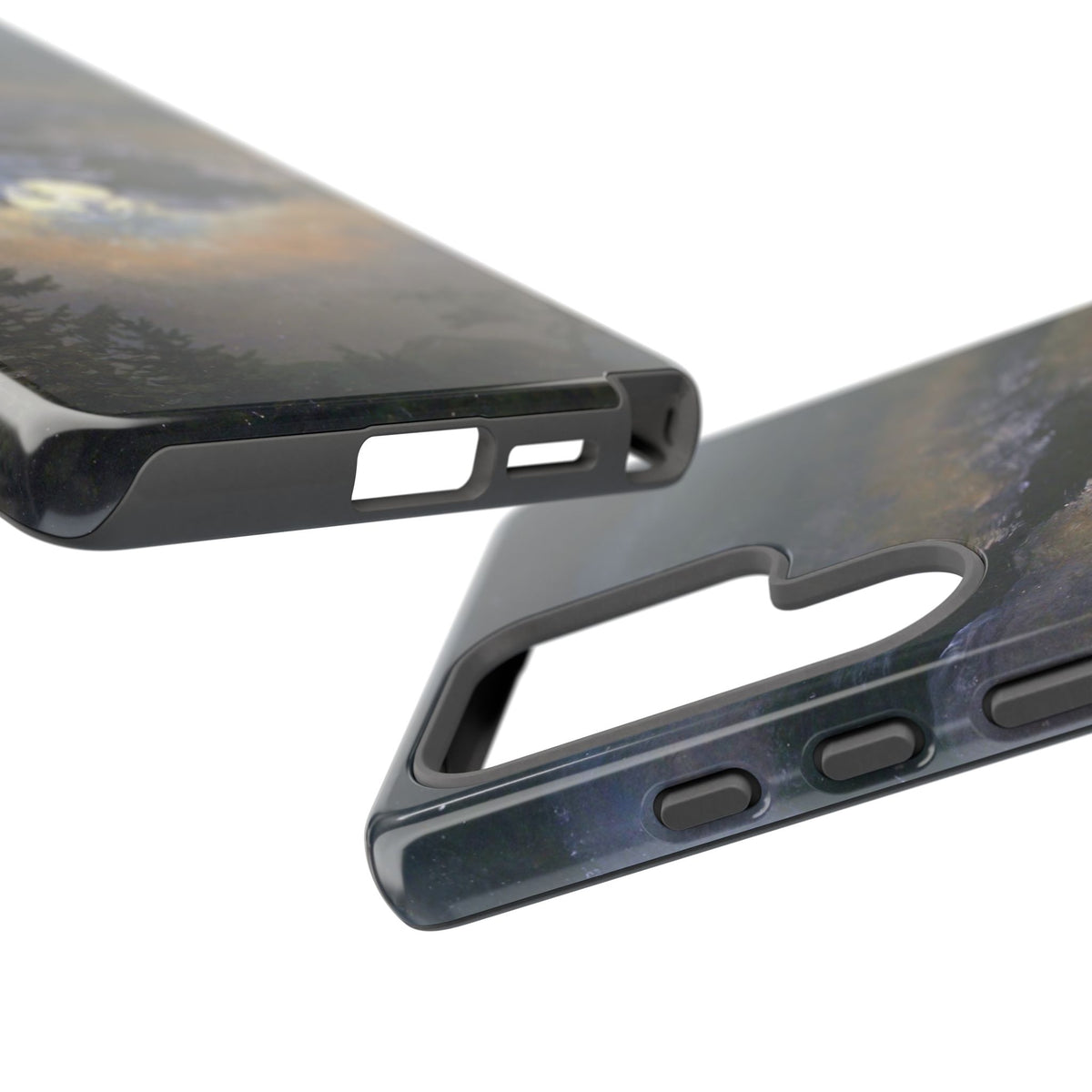 Studie einer Wolke und Landschaft bei Mondlicht von Johan Dahl – Samsung Tough Case
