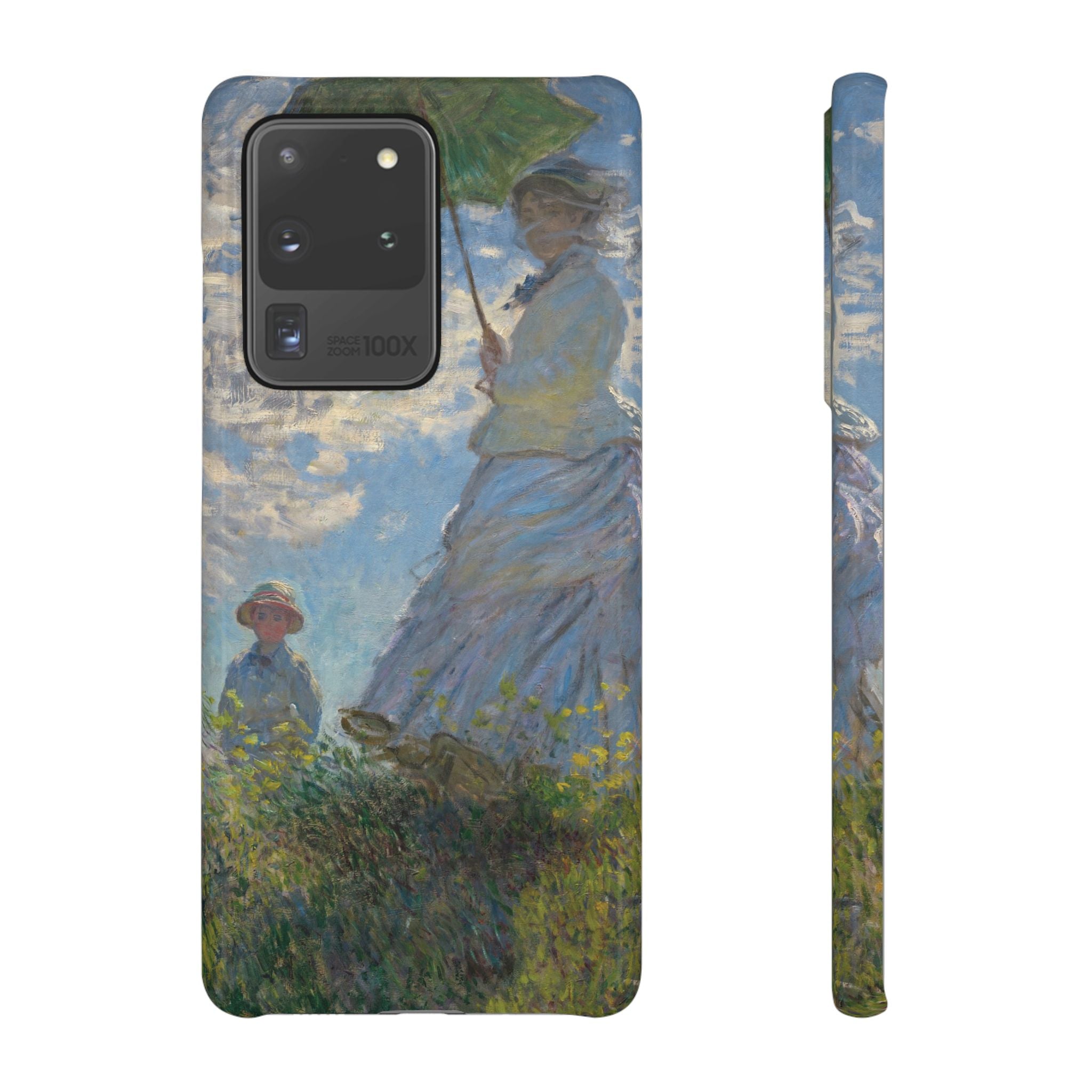 Madame Monet and Her Son by Claude Monet - Samsung Slim Case