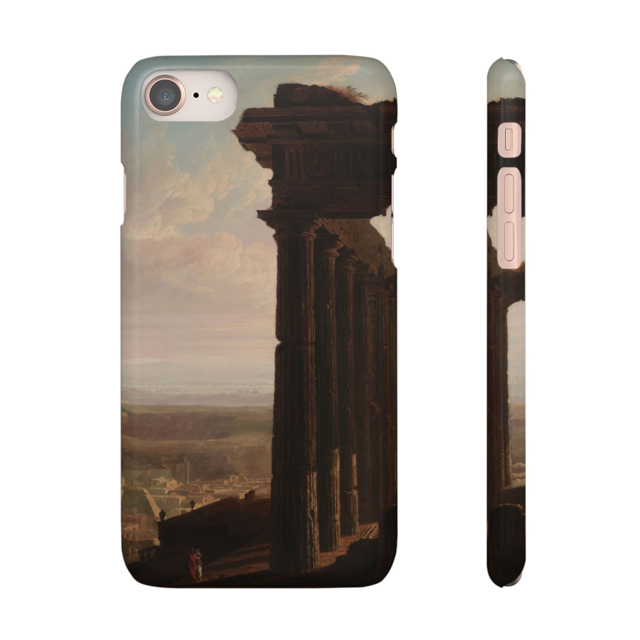 Ruins of an Ancient City by John Martin - iPhone Slim Case