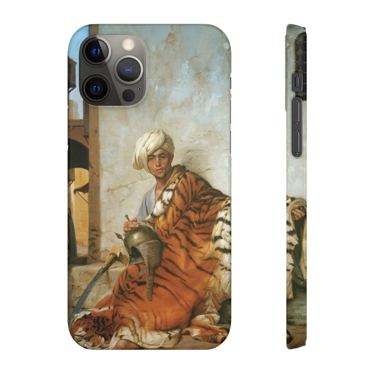 The Pelt Merchant Cairo by Jean-Leon Gerome - iPhone Slim Case